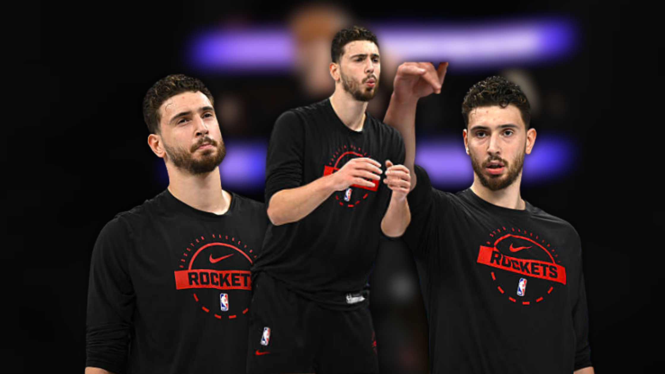 Alperen Şengün Pre-Game Warm-Up Look Impresses at Rockets vs Warriors Matchup