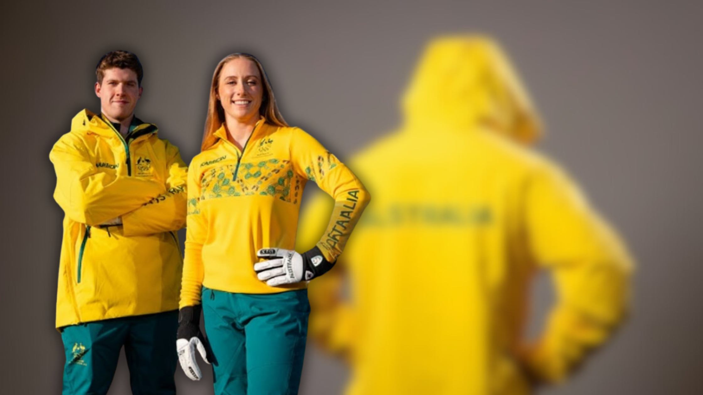 Athletes Reilly Flanagan and Abbey Wilcox Present Australia Milano Cortina 2026 Uniforms with Pride and Style