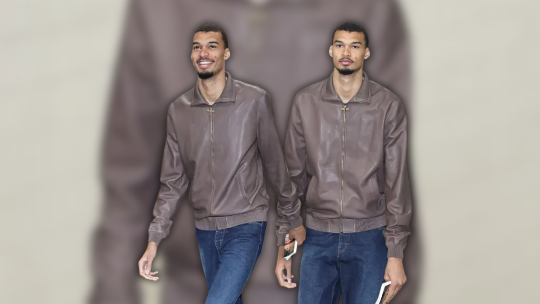 From Screen to Sidelines: Damson Idris Shows Off Effortless Courtside Style in a Bomber Jacket