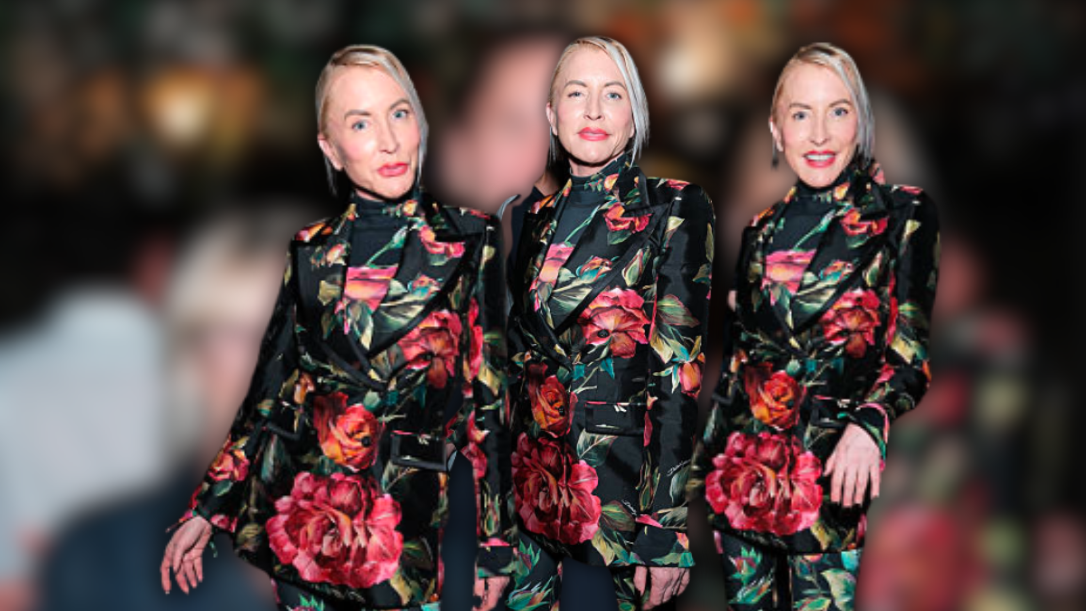 Heather Mills’ Floral Jacquard Blazer Becomes the Highlight of National Youth Theatre’s Soirée 2025