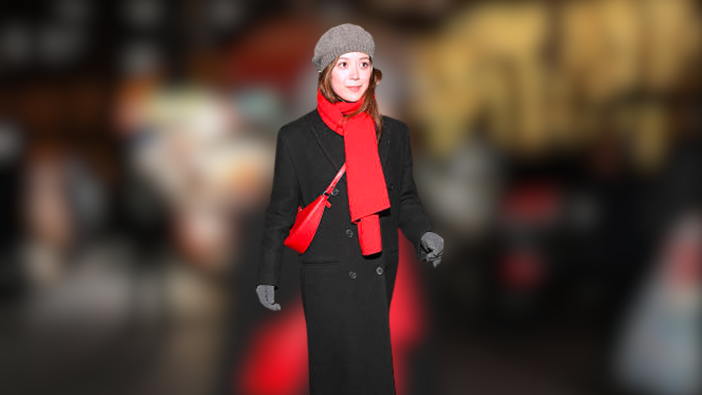 Laufey Brings Winter Elegance in a Longline Coat at Rockefeller Center Performance
