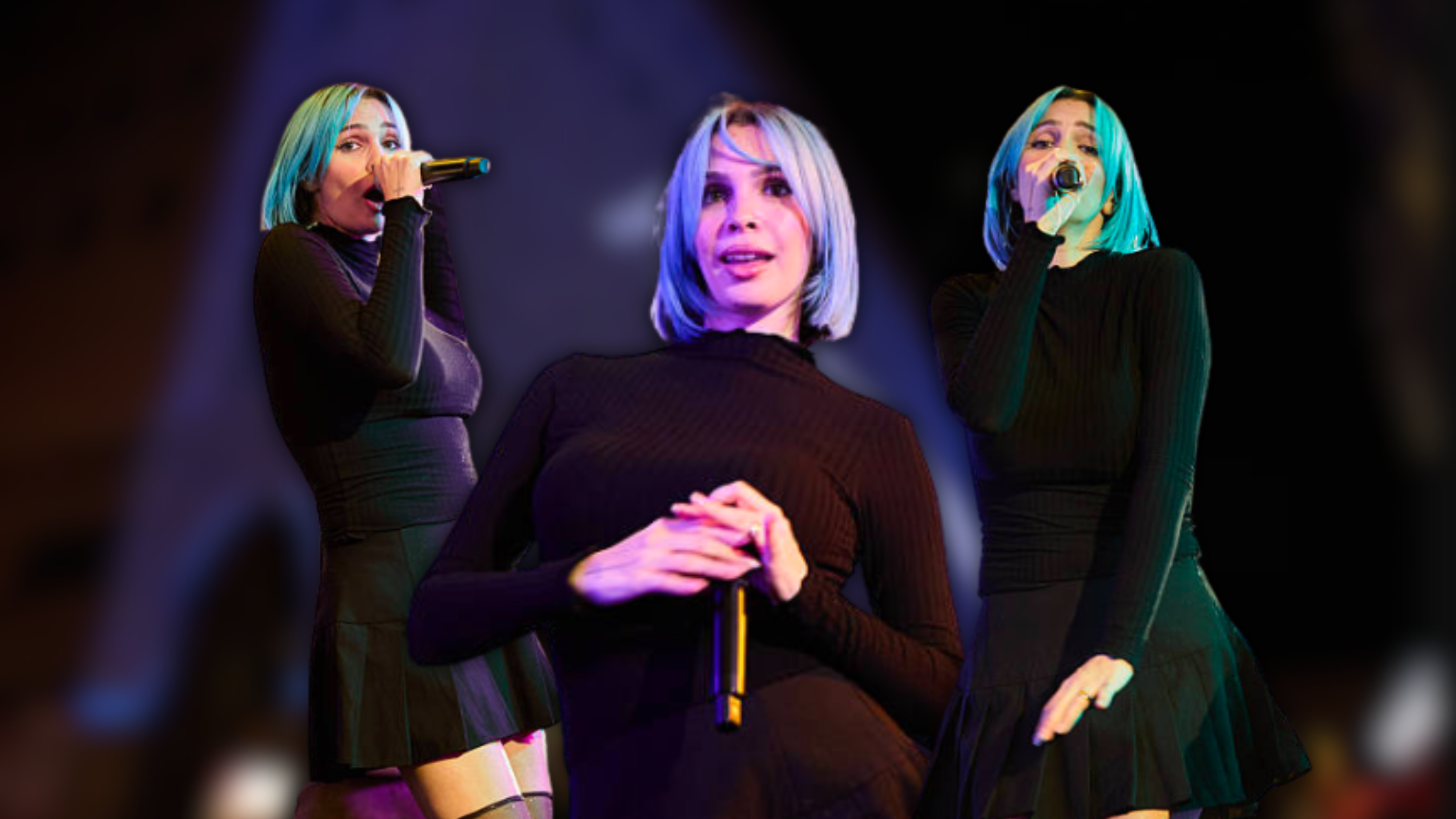 Rose Villain A Window To The Games Outfit Featuring Chic Black Mini-Skirt