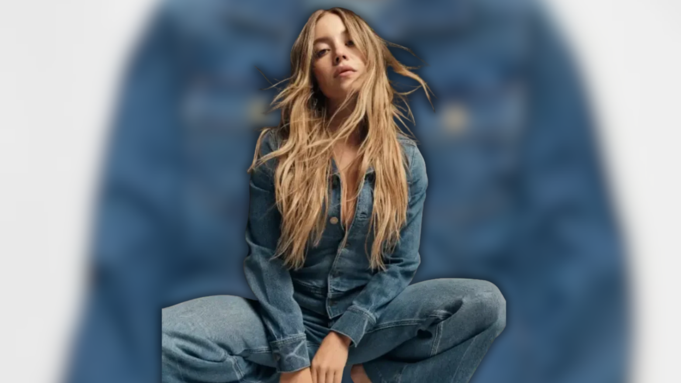 Sydney Sweeney Inspired Cinched Waist Denim Jacket – Trendy & Chic Outerwear