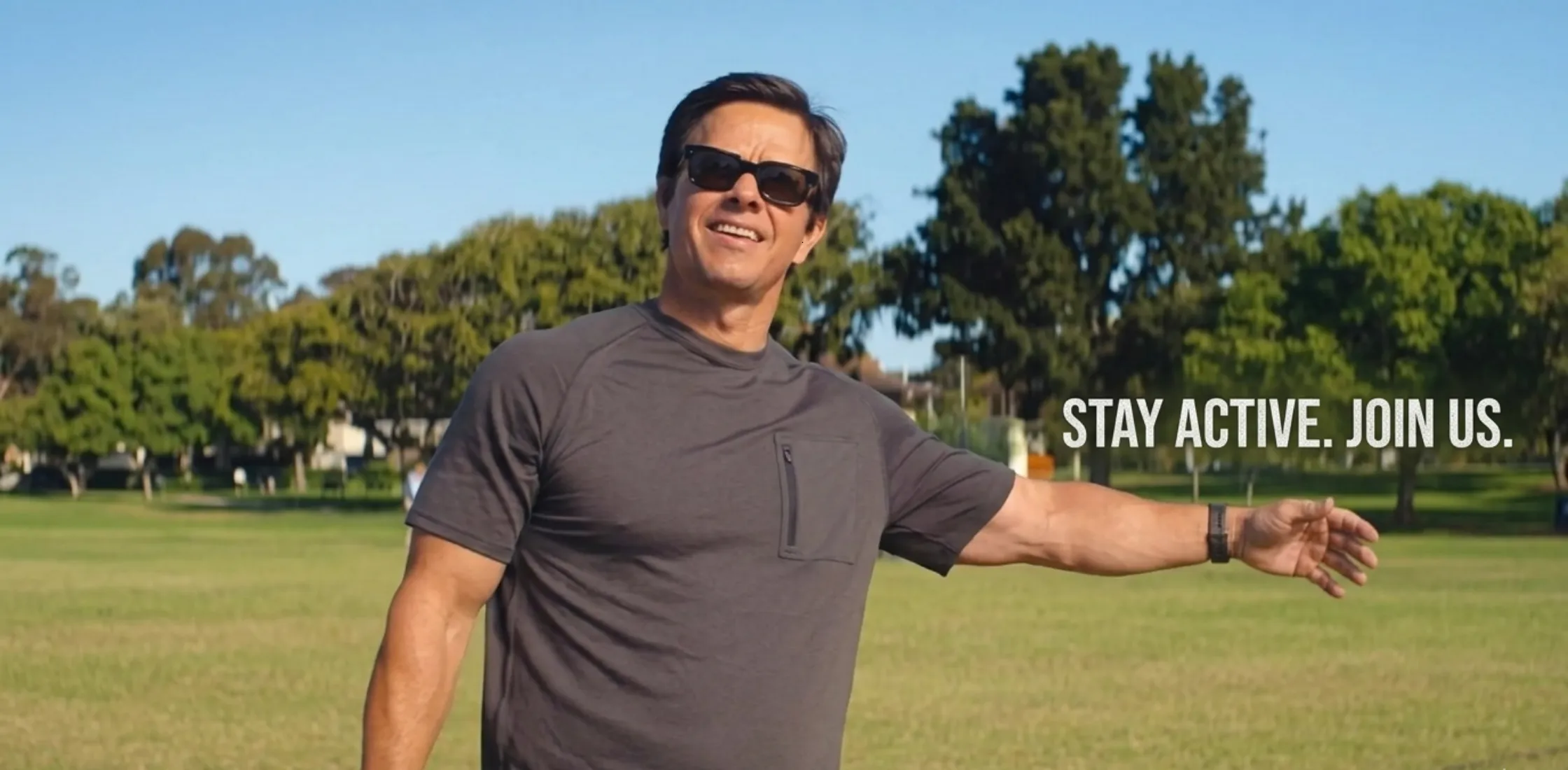 Balls Up Mark Wahlberg Grey Shirt with raglan sleeves, charcoal tone, and zip chest pocket inspired by on-screen athletic style