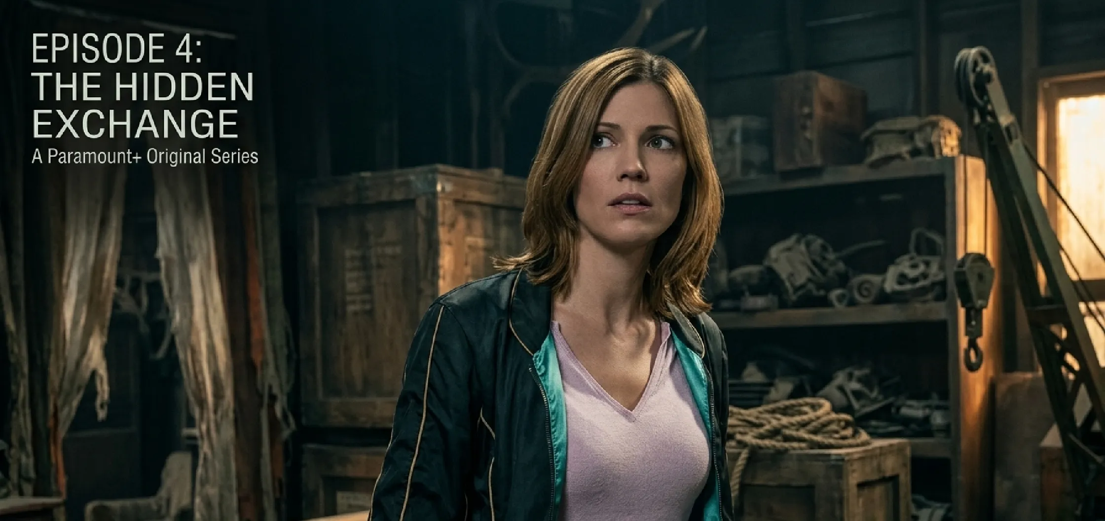 Supernatural S02 Molly McNamara brown bomber jacket with white piping and stand-up collar inspired by Tricia Helfer ghostcore fashion