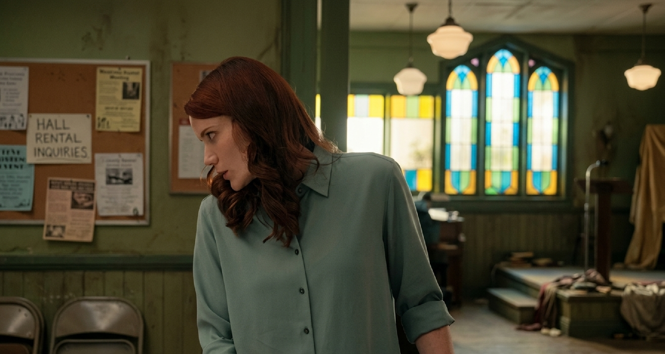 Mackenzie Clarke teal blouse in Return To Paradise Season 2 Episode 5