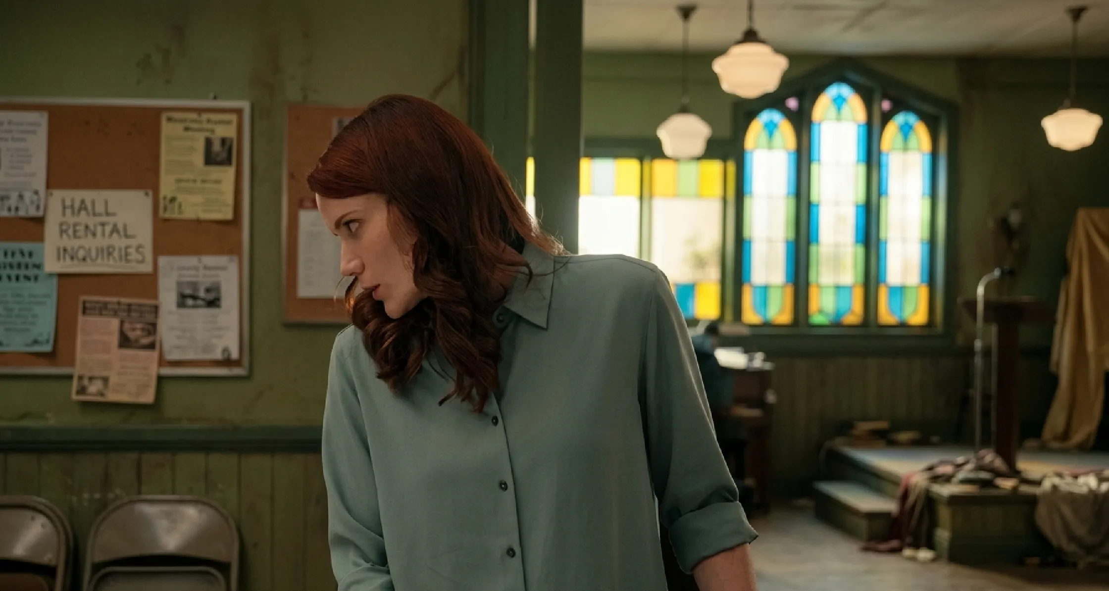 Mackenzie Clarke teal blouse in Return To Paradise Season 2 Episode 5