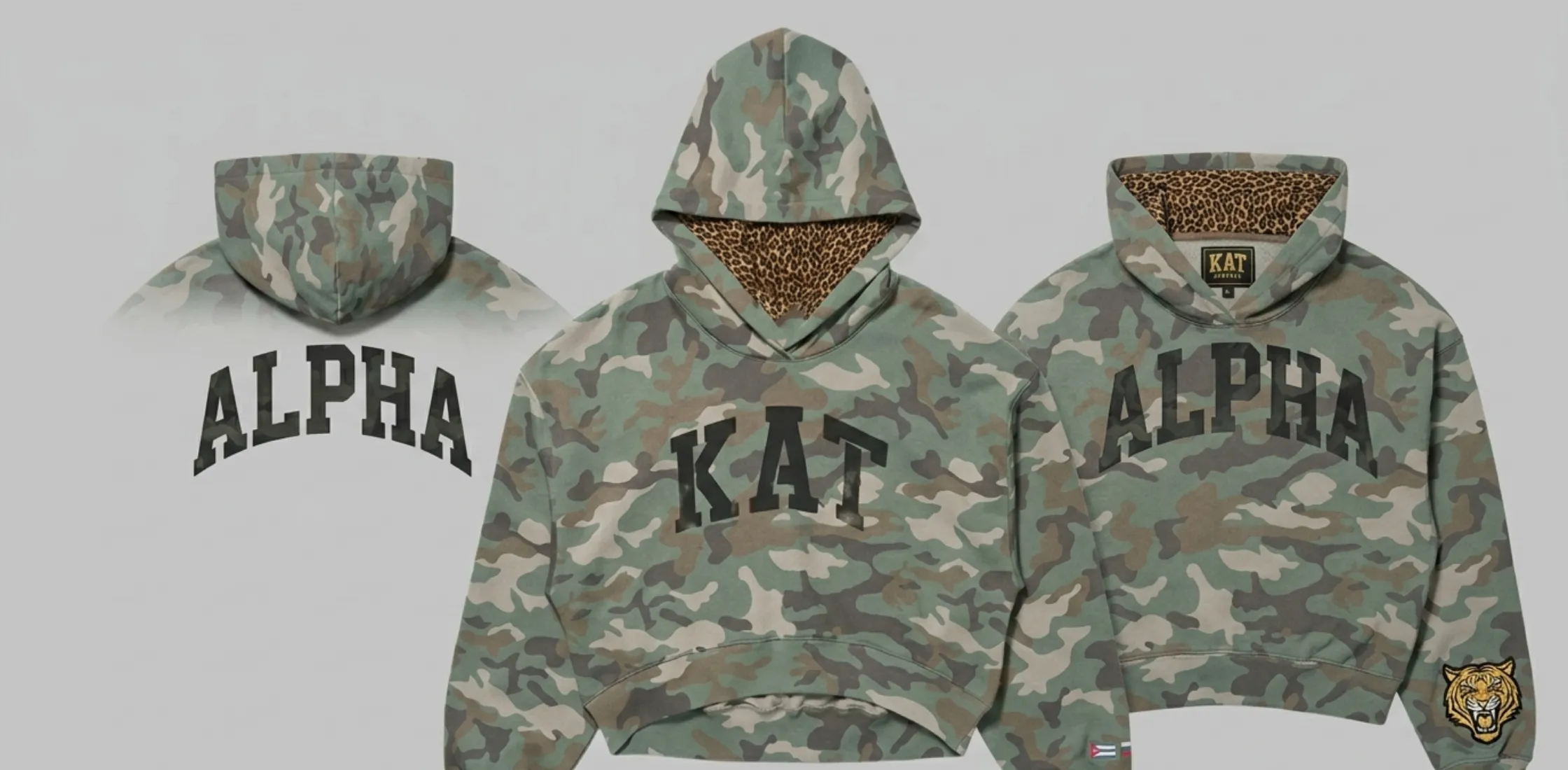 Katseye Daniela cropped camo hoodie styled in modern streetwear outfit with cargo pants and sneakers