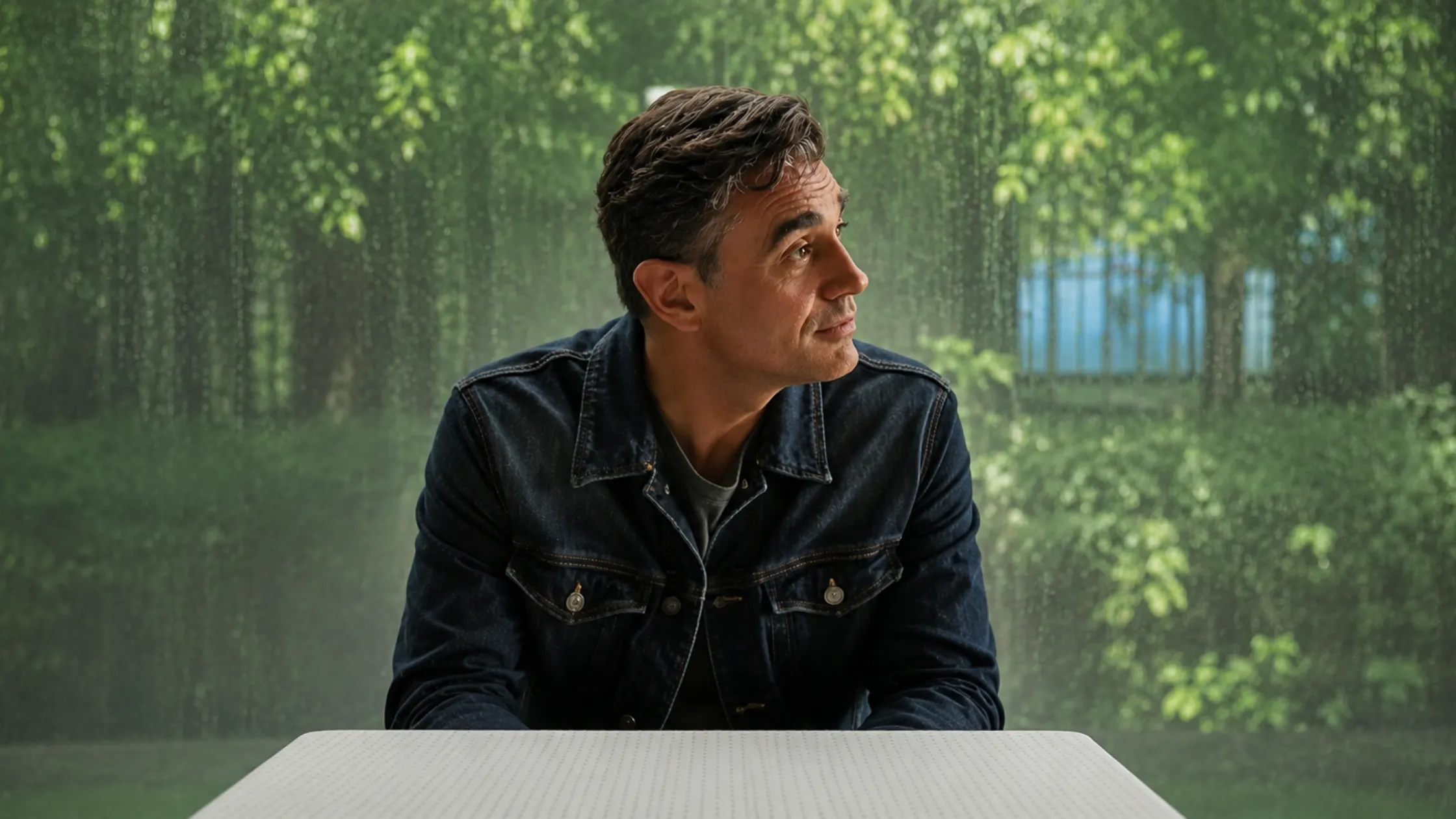 Looking for the Perfect Dark Denim Look? Try the Man on Fire S01 Bobby Cannavale Denim Jacket