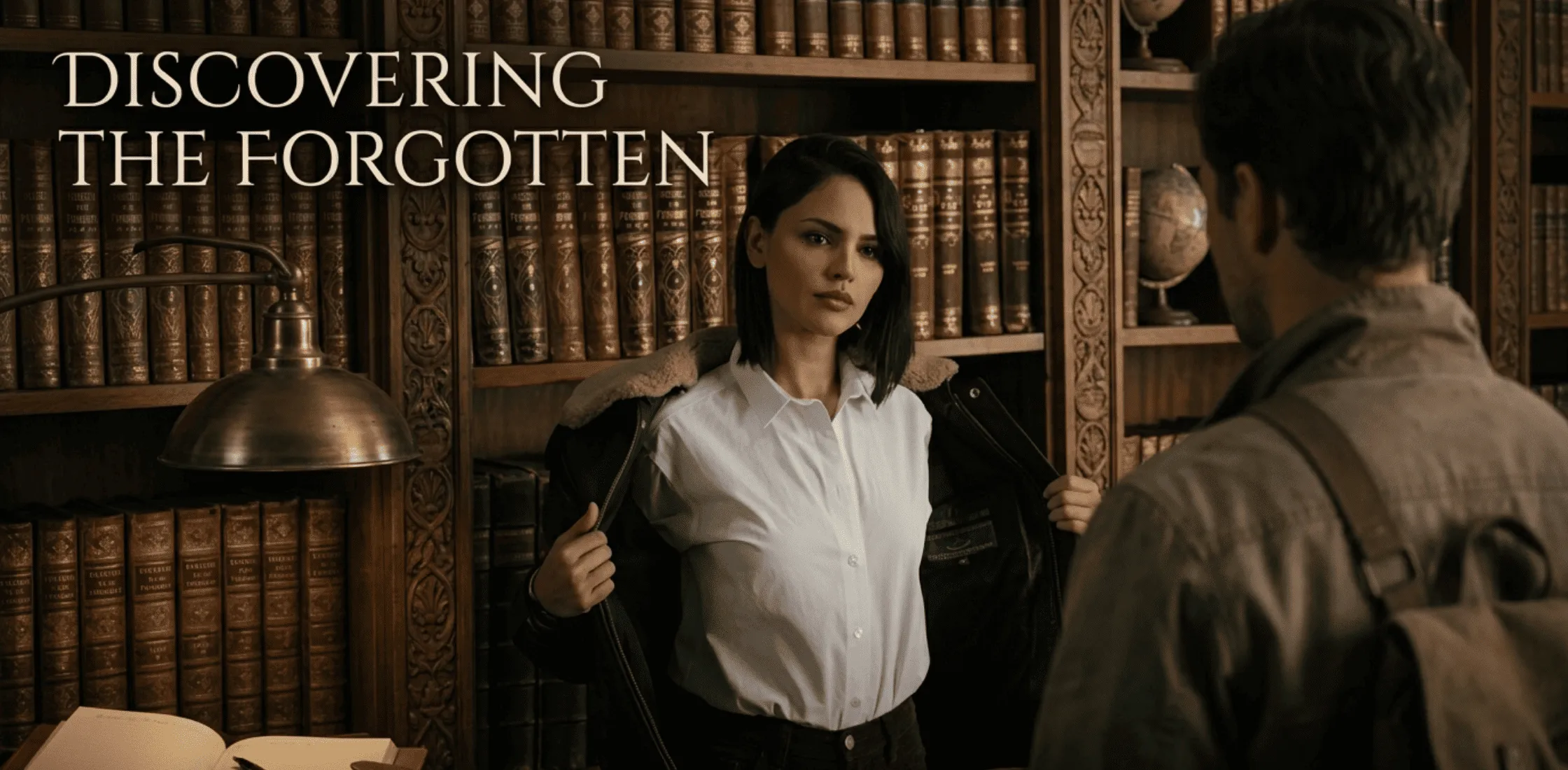 Eiza González Esme white button-down shirt from Fountain of Youth 2025, featuring crisp cotton fabric, tailored fit, and minimalist cinematic style