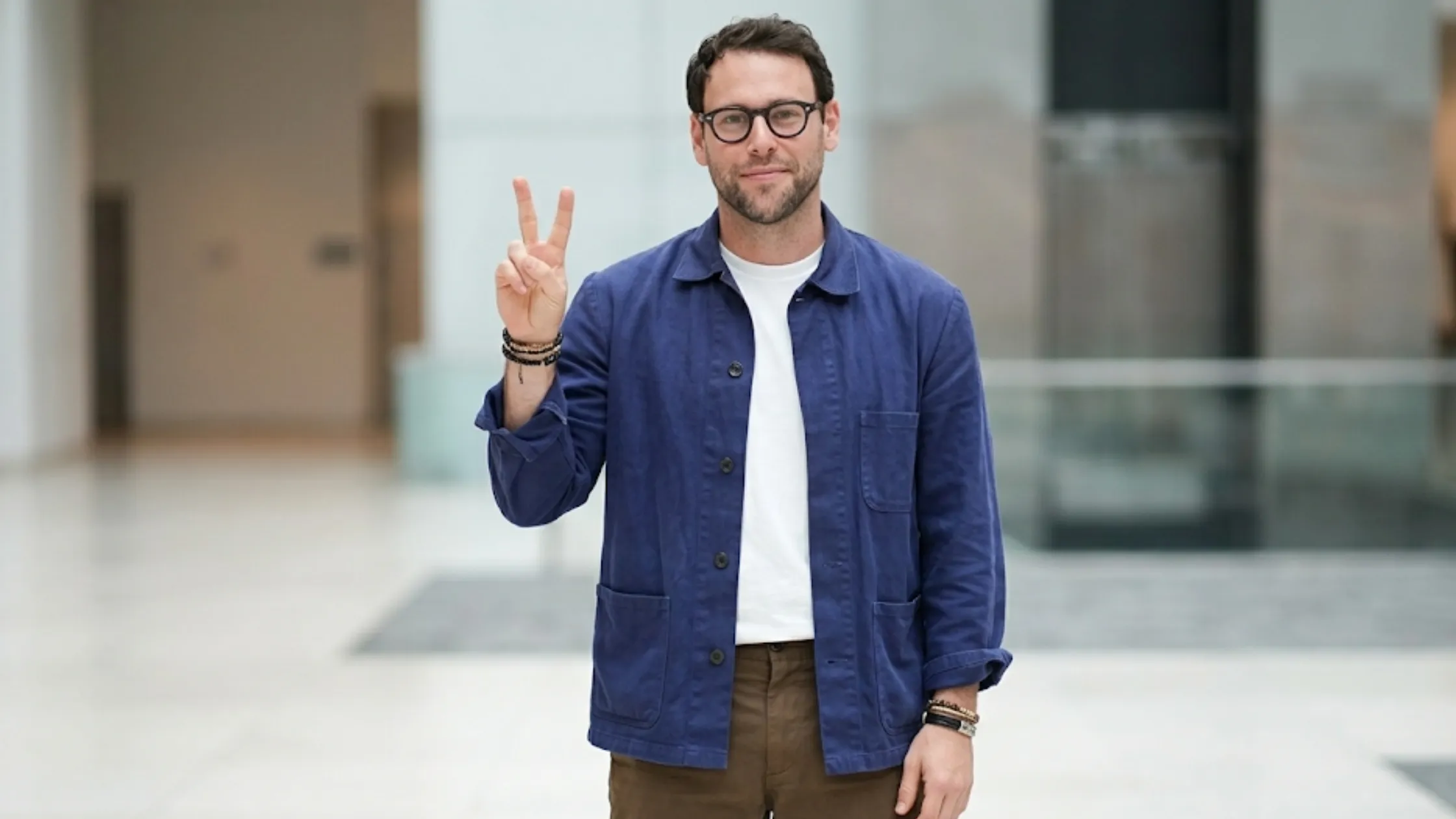 Scooter Braun 2026 Clippers game French blue heavyweight cotton twill chore overshirt courtside luxury streetwear utility shirt jacket