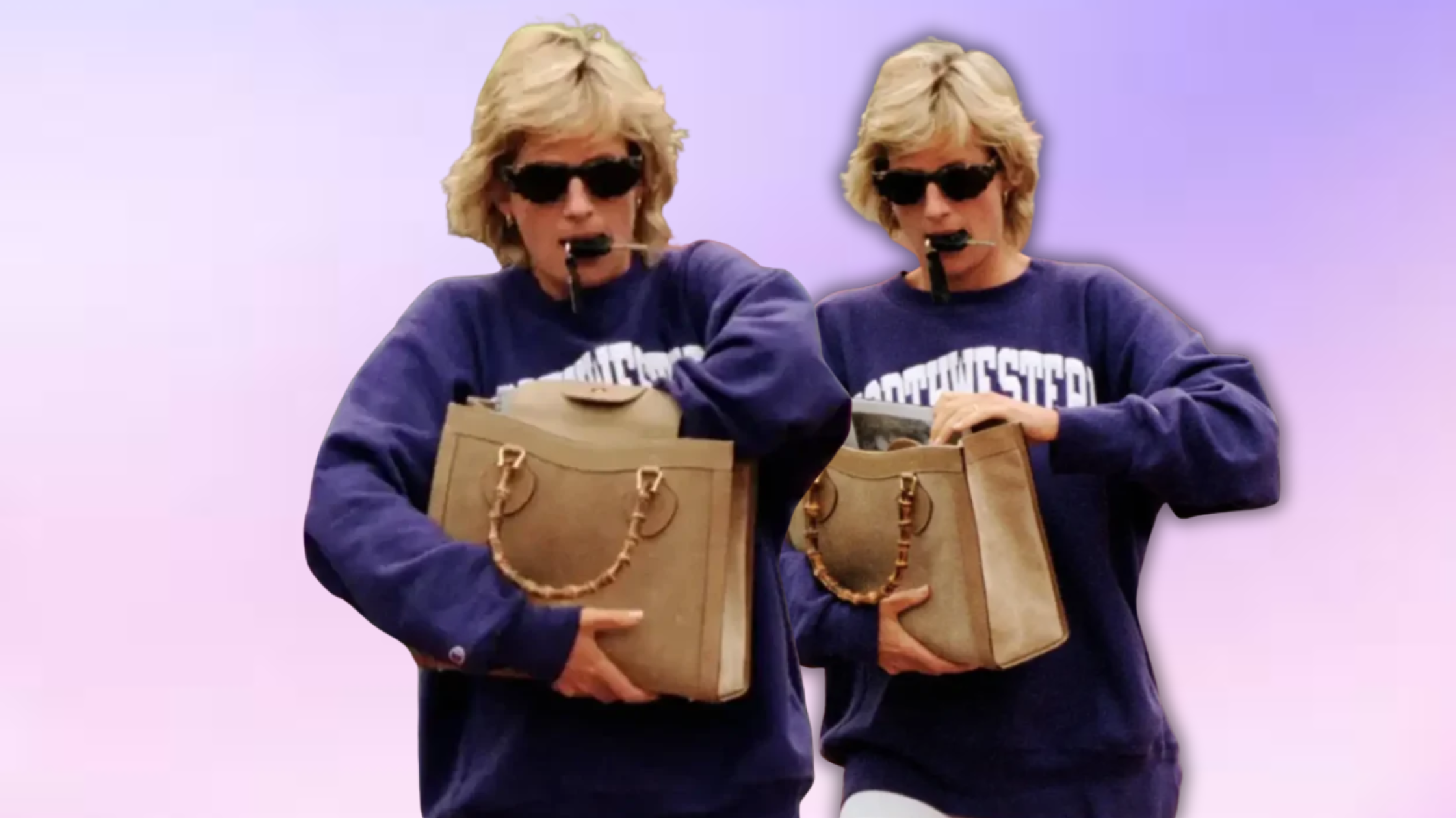 Looking for the Perfect Blend of Royal Style and Comfort? Try the Princess Diana Northwestern Sweatshirt