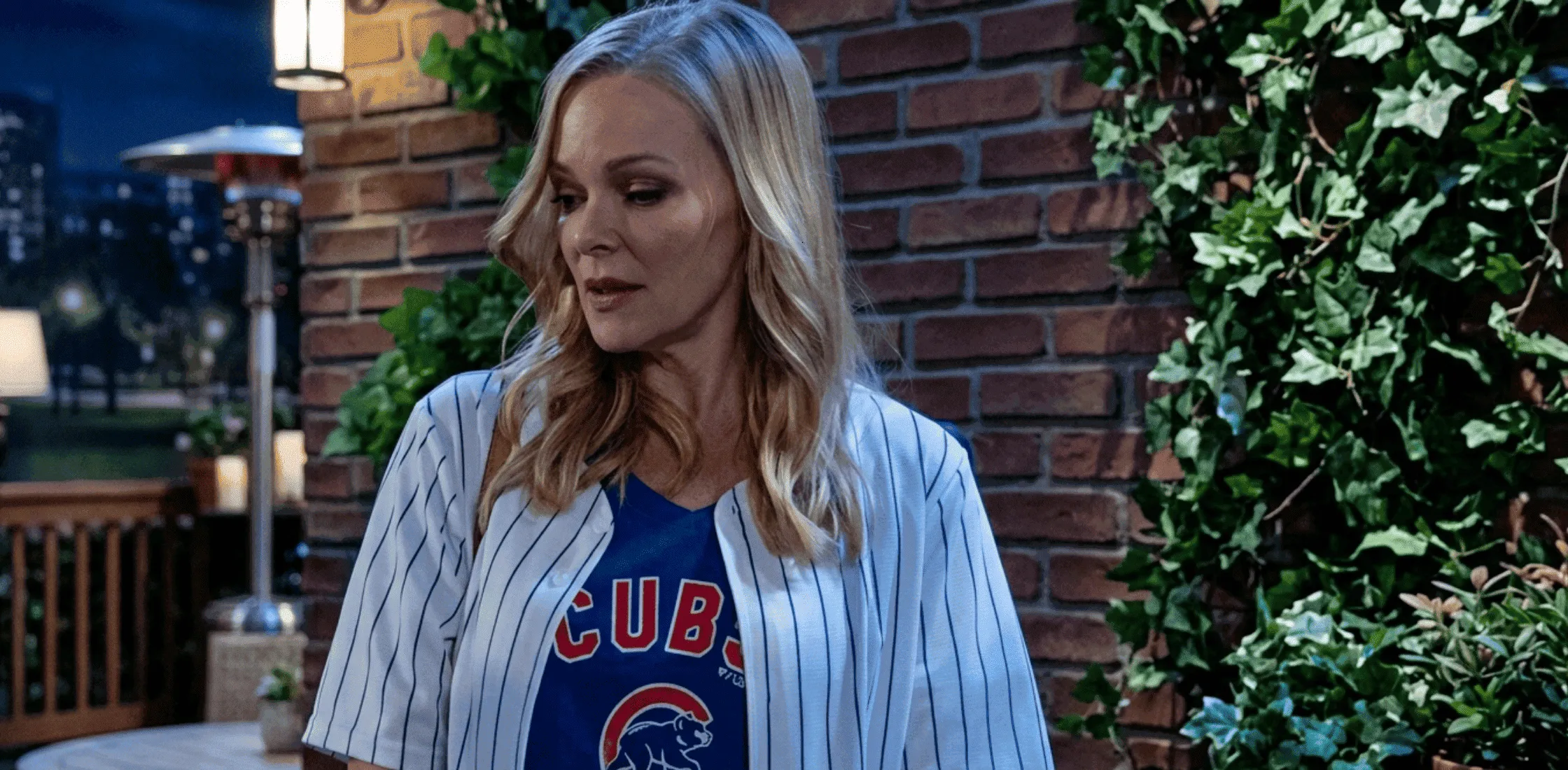 Belle Brady Cubs blue tee