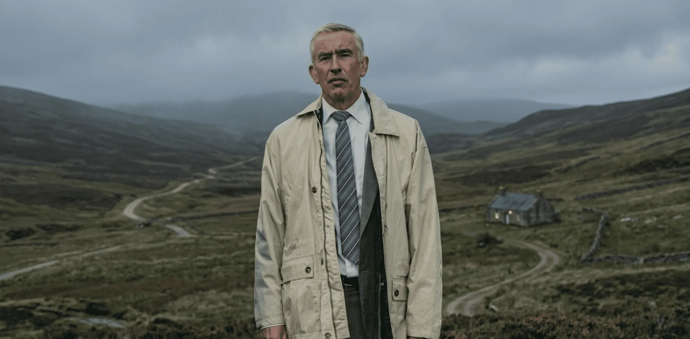 Steve Coogan cream utility jacket Legends S01