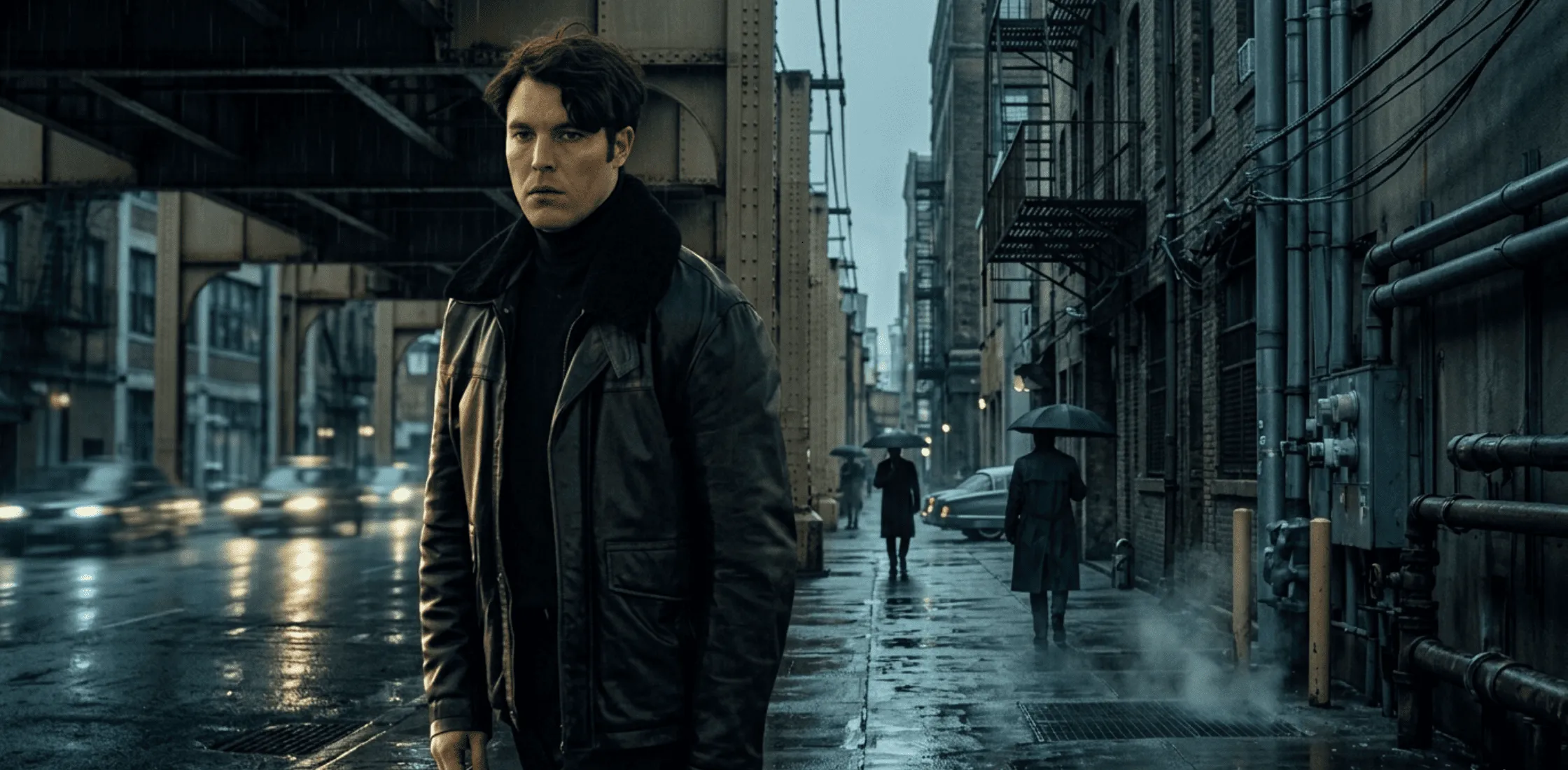 Tom Hughes leather jacket