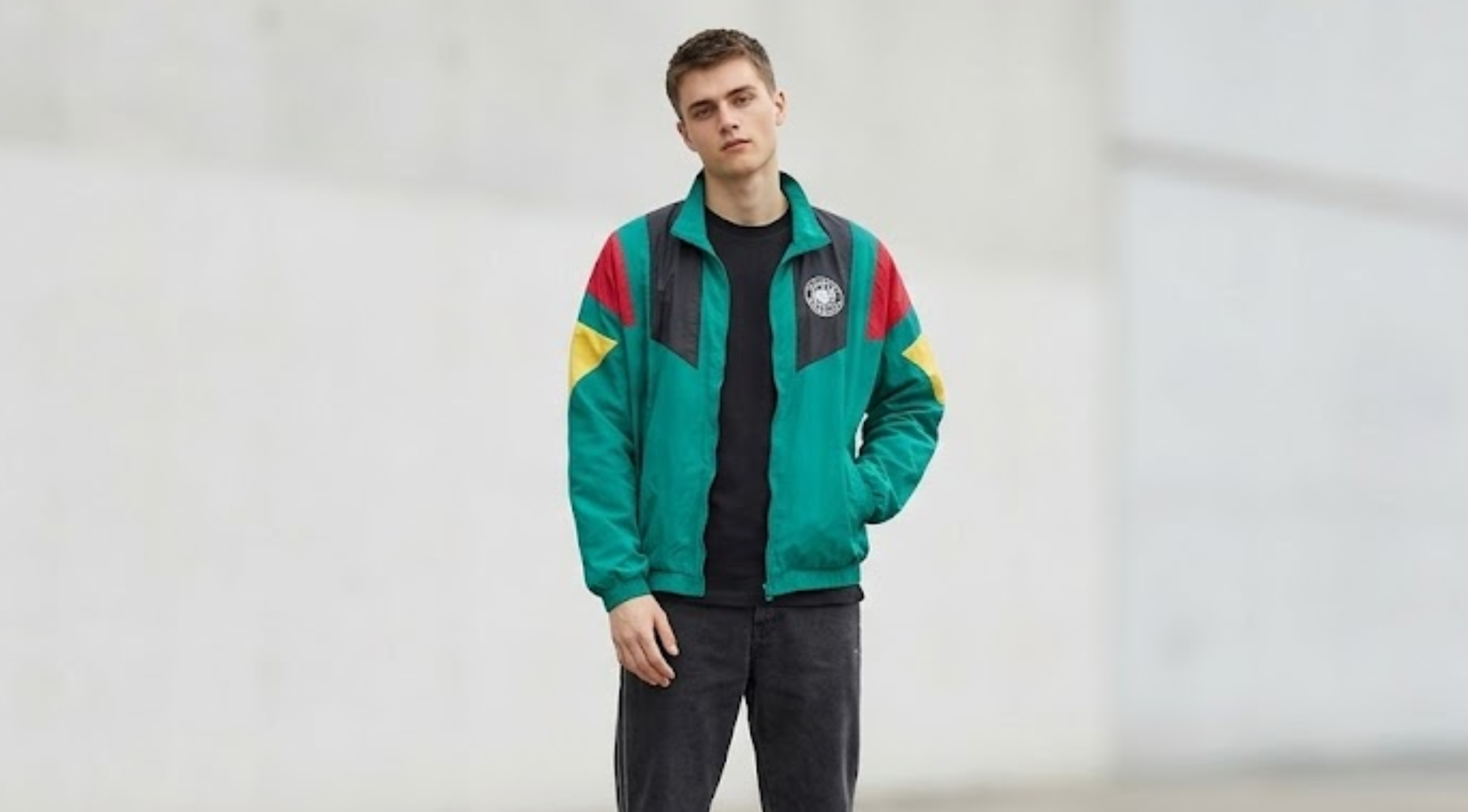 FIFA World Cup 2026 Germany EQT Teal Green Track Jacket with DFB Crest and Color Block Sleeves
