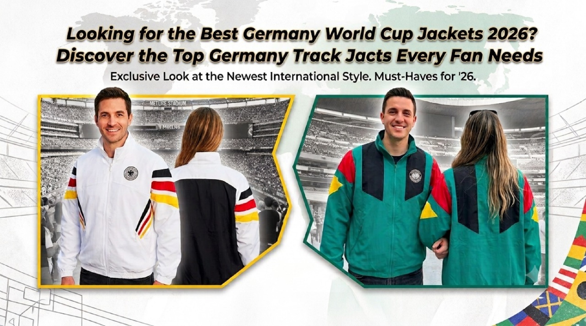 Germany World Cup Jackets 2026 featuring FIFA World Cup 1996 Germany Woven Track Jacket and Germany EQT Track Jacket