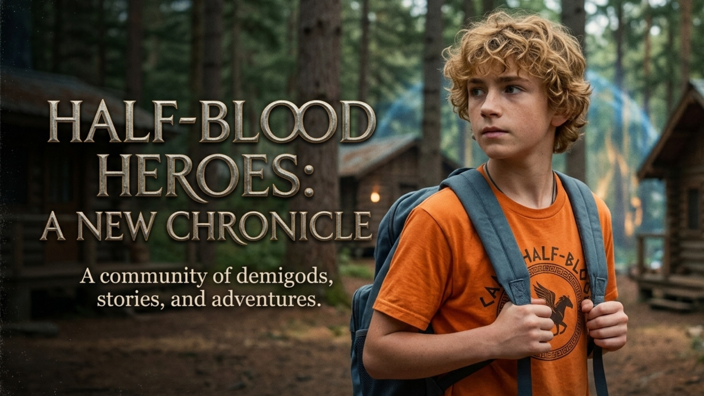 Percy Jackson Orange T-Shirt