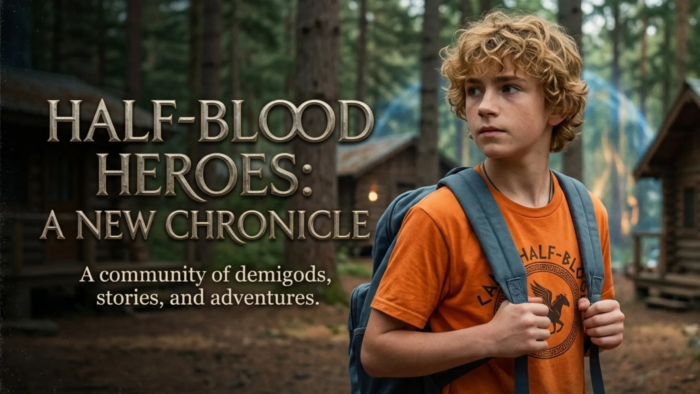 Percy Jackson Orange T-Shirt