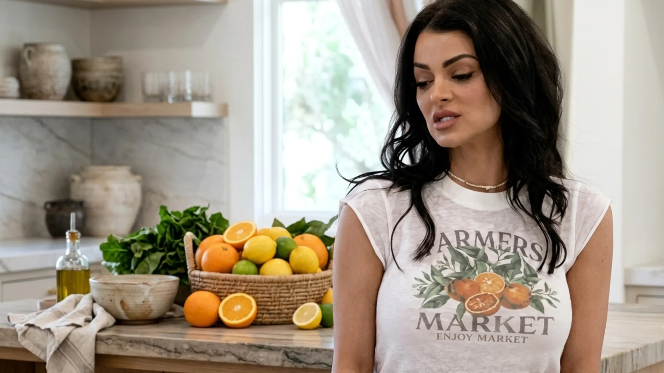Golnesa Gharachedaghi Farmer Market Crop Tee