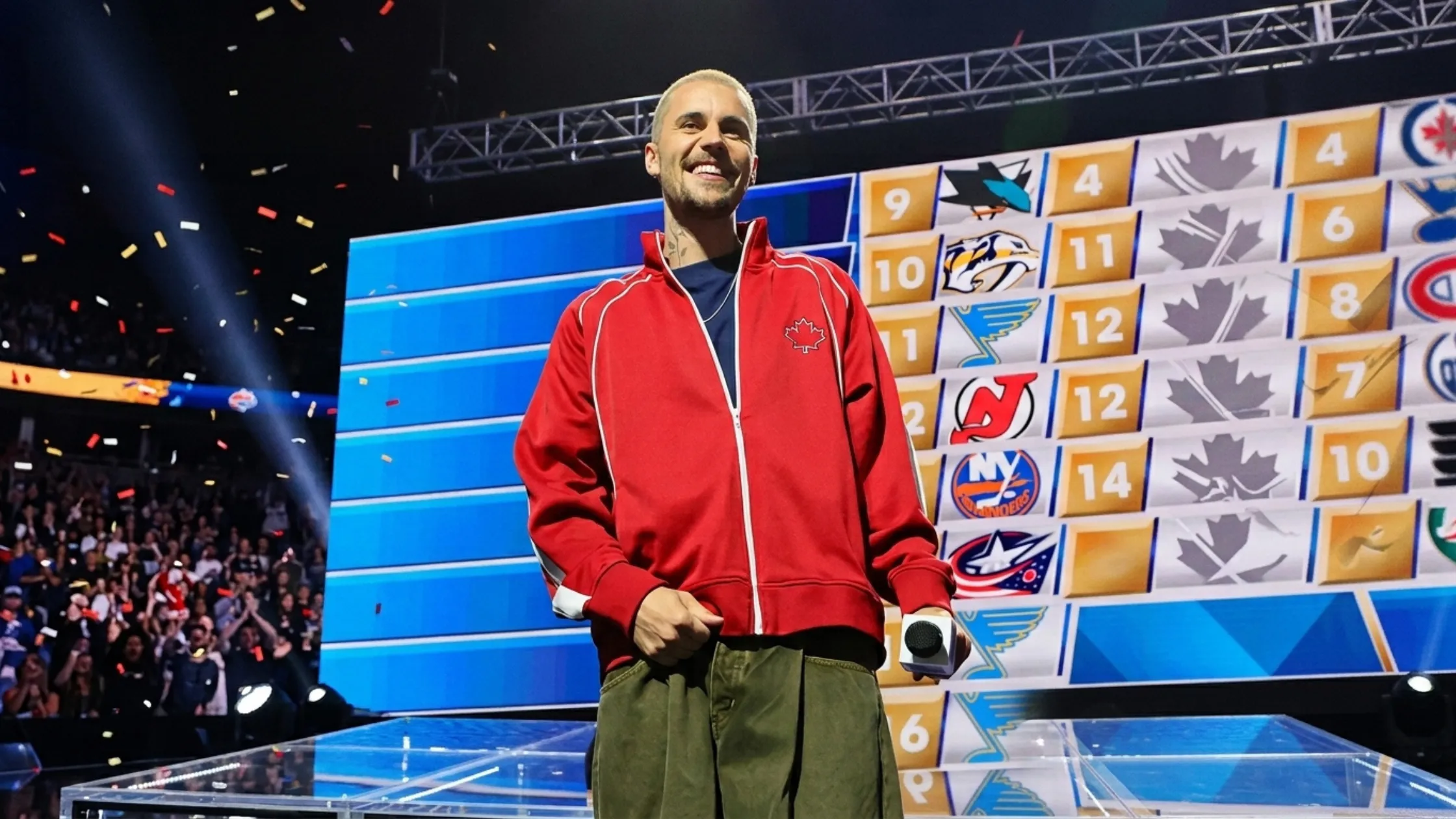 Justin Bieber 2026 NHL Draft Jacket