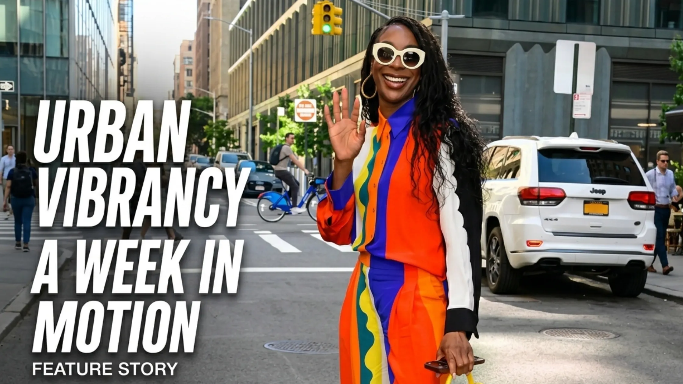 Ego Nwodim New York City 2026 multicolor color-block silk button-down blouse with wavy panel designer print