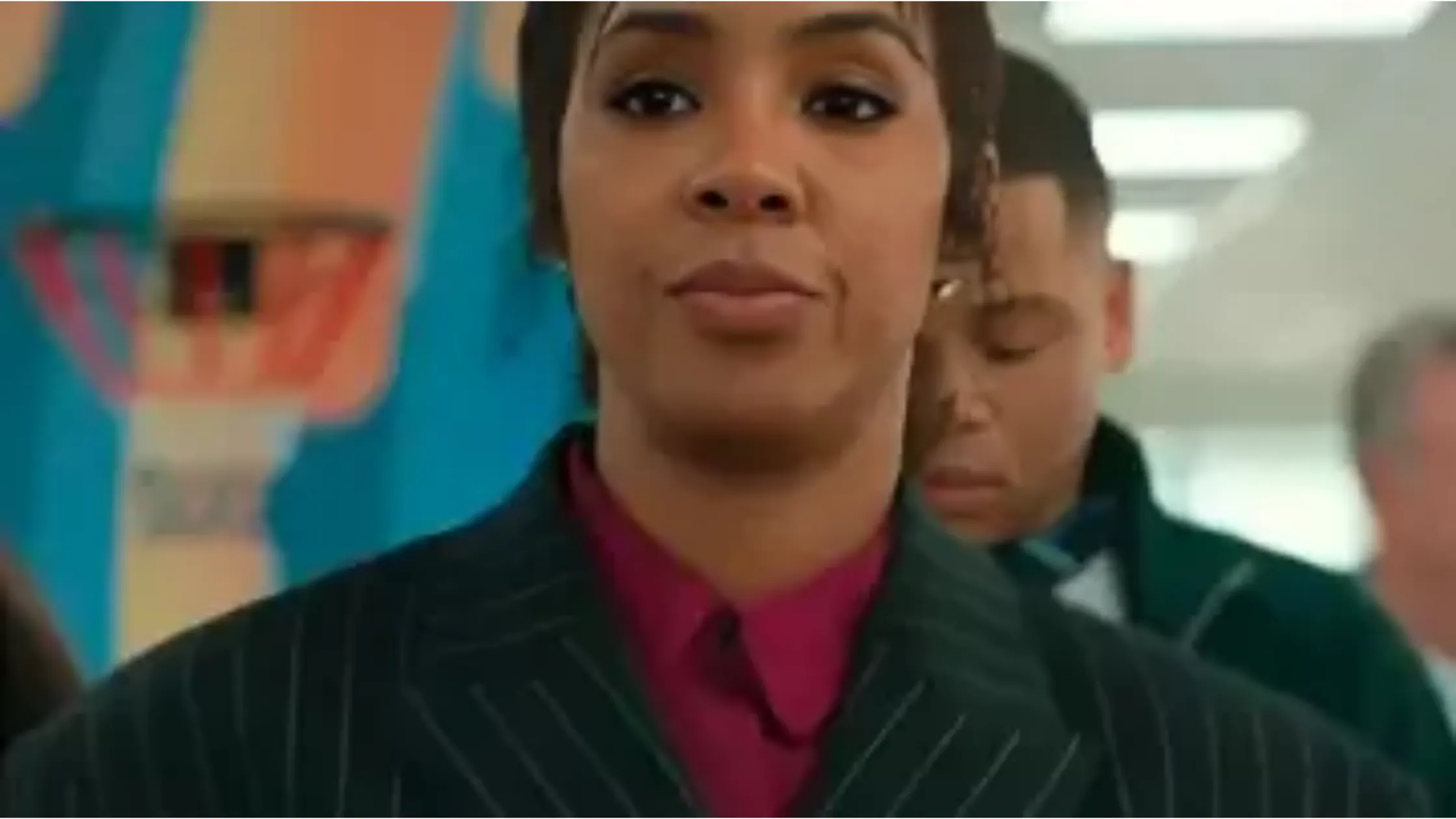 Looking for the Relationship Goals Kelly Rowland Pinstripe Blazer That Redefines Power Dressing?