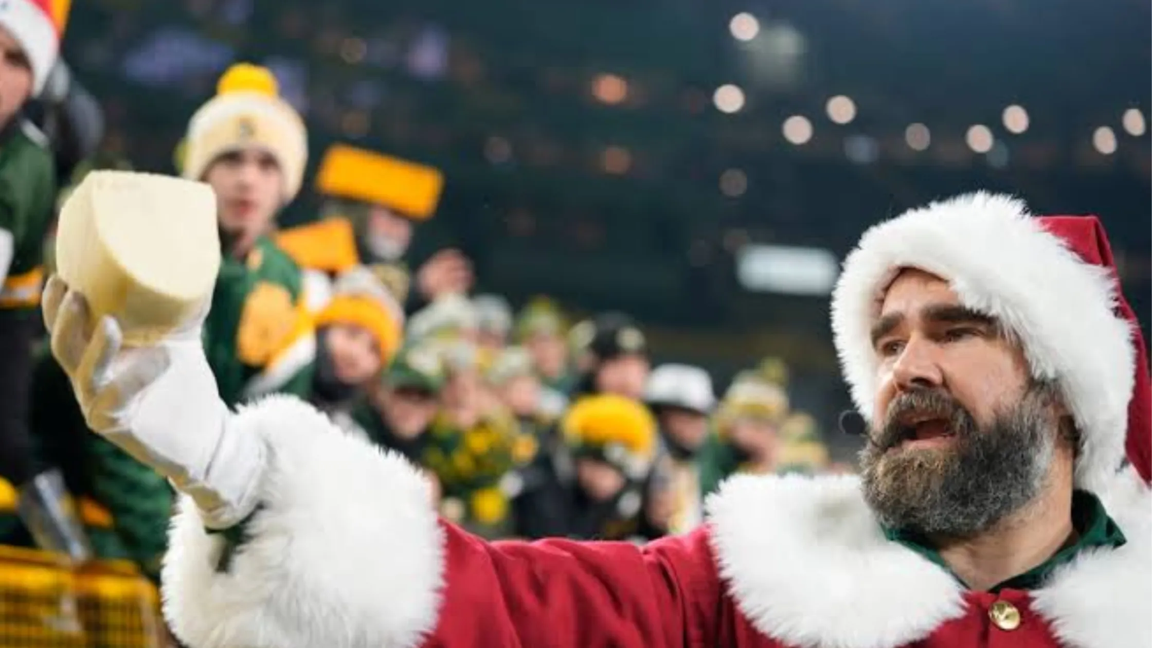Bring Festive Elegance Home with the Jason Kelce Santa Claus Coat
