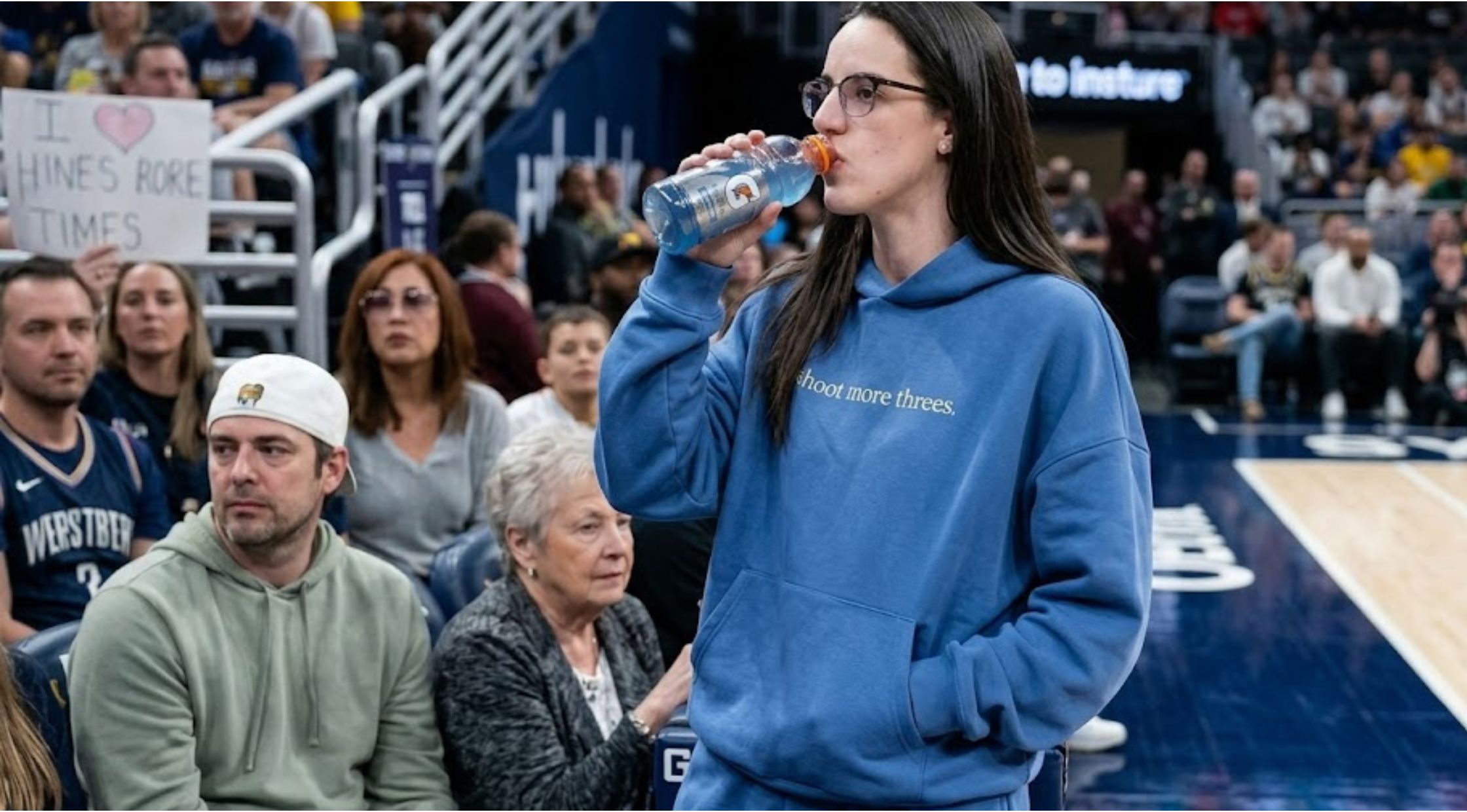 Why the Shoot More Threes Caitlin Clark Blue Hoodie Is the Ultimate Everyday Streetwear Essential
