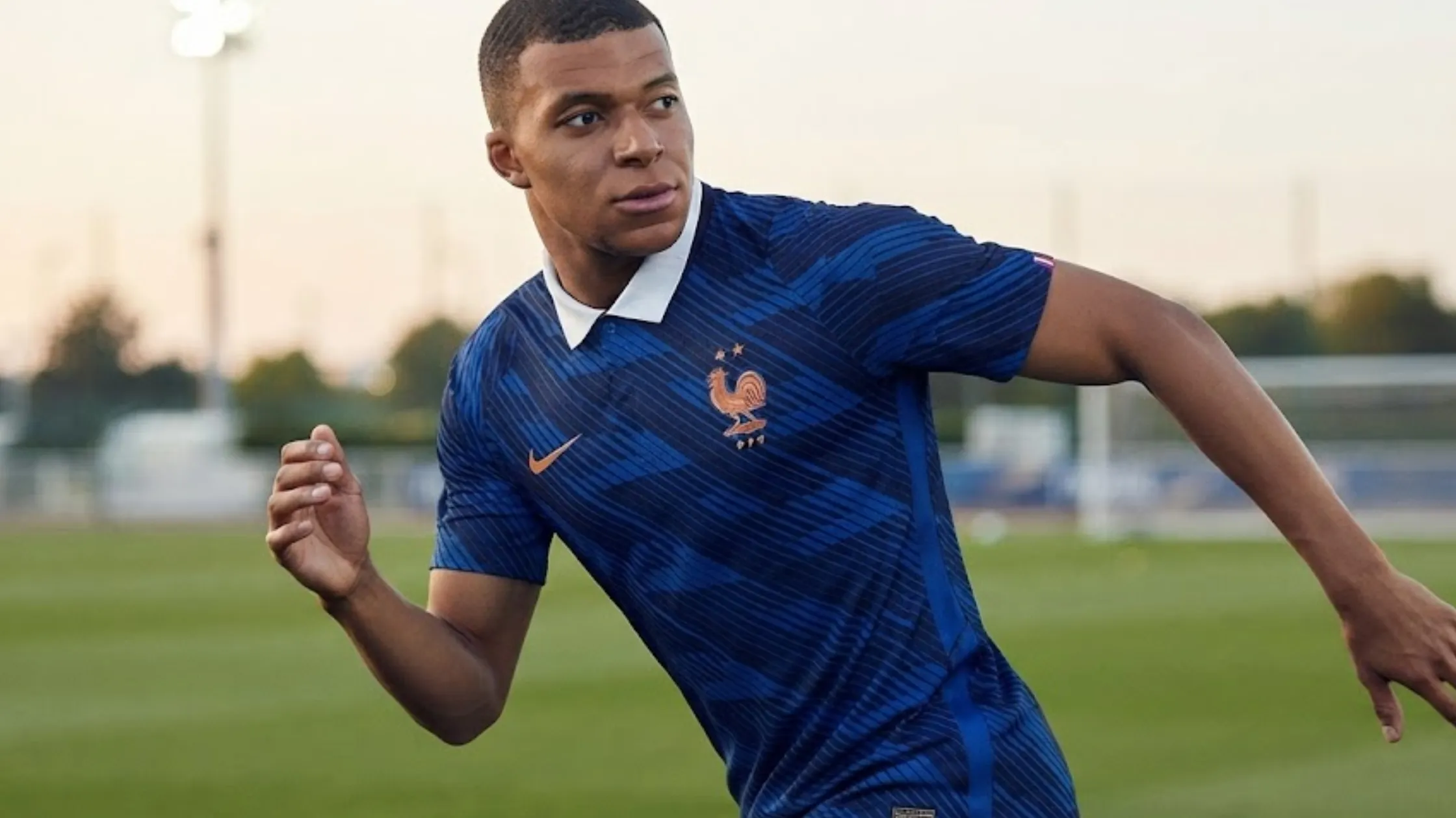 France 2026 Home Authentic Jersey Navy Blue Digital Glitch Pattern Football Shirt