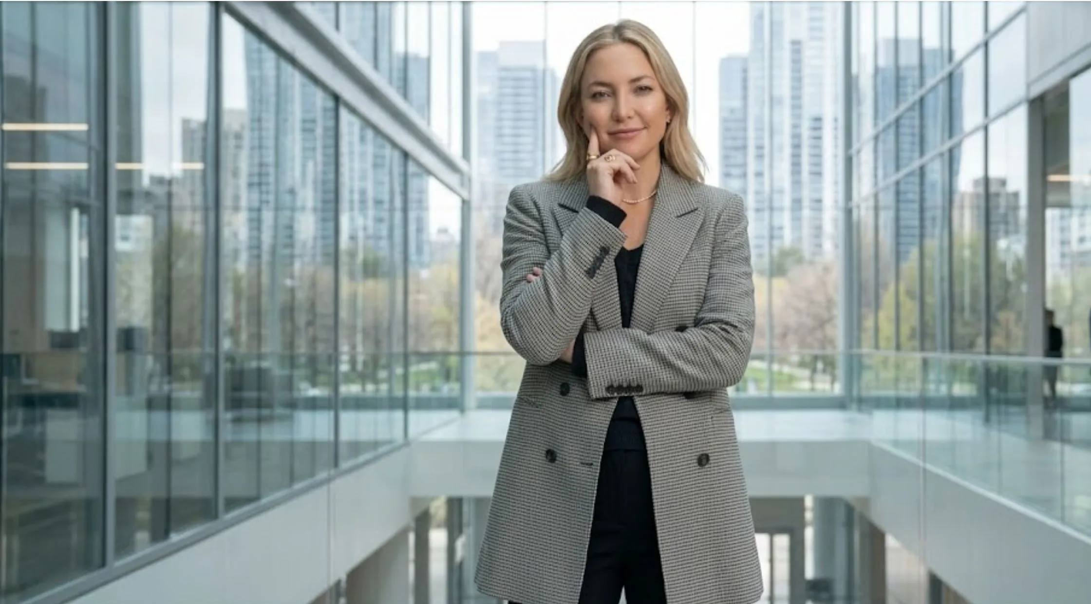 Why the Running Point S02 Kate Hudson Double Breasted Blazer Defines Modern Elegance