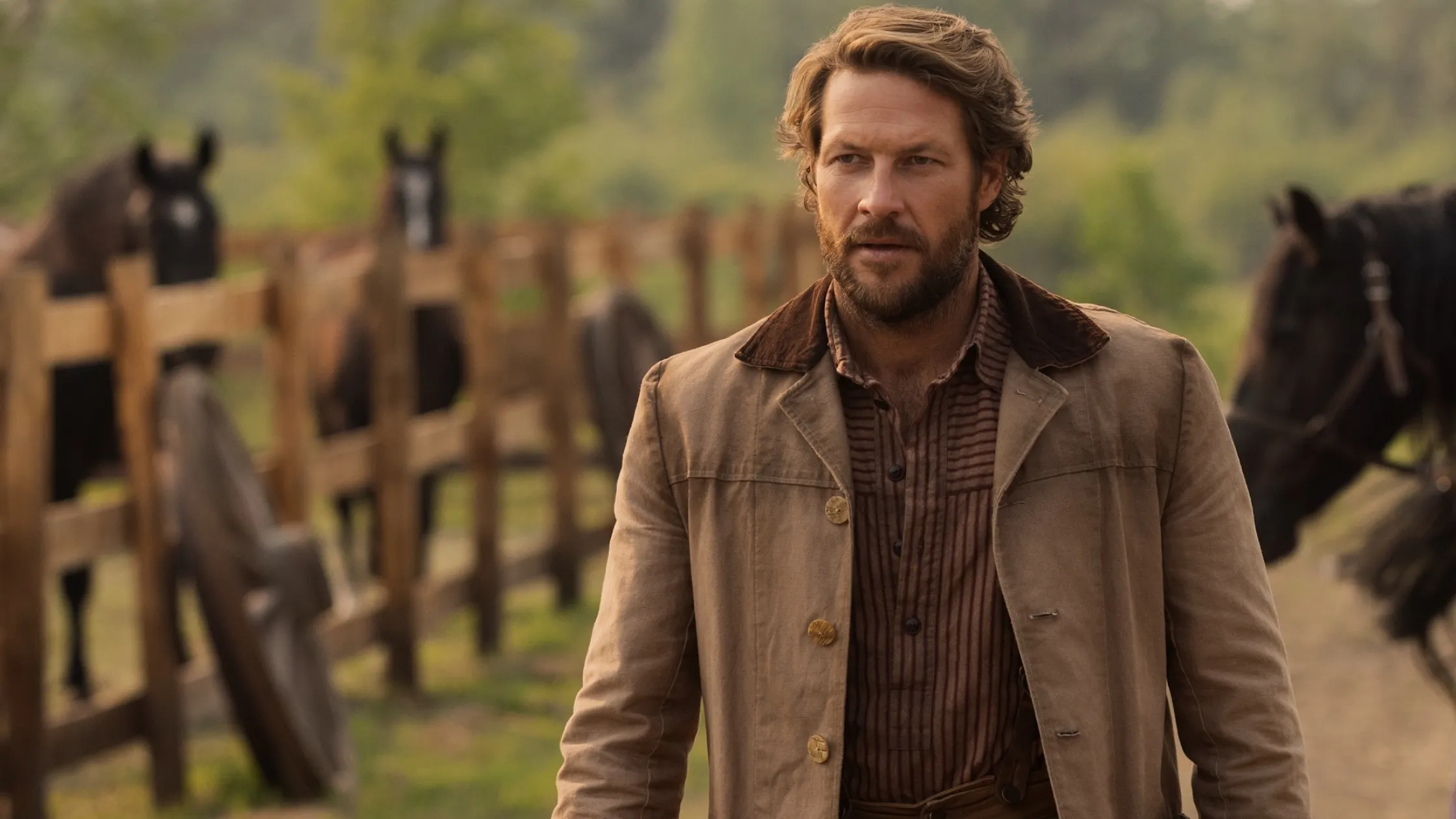 How to Recreate Luke Bracey's Frontier Style with the Luke Bracey Little House on the Prairie Brown Jacket