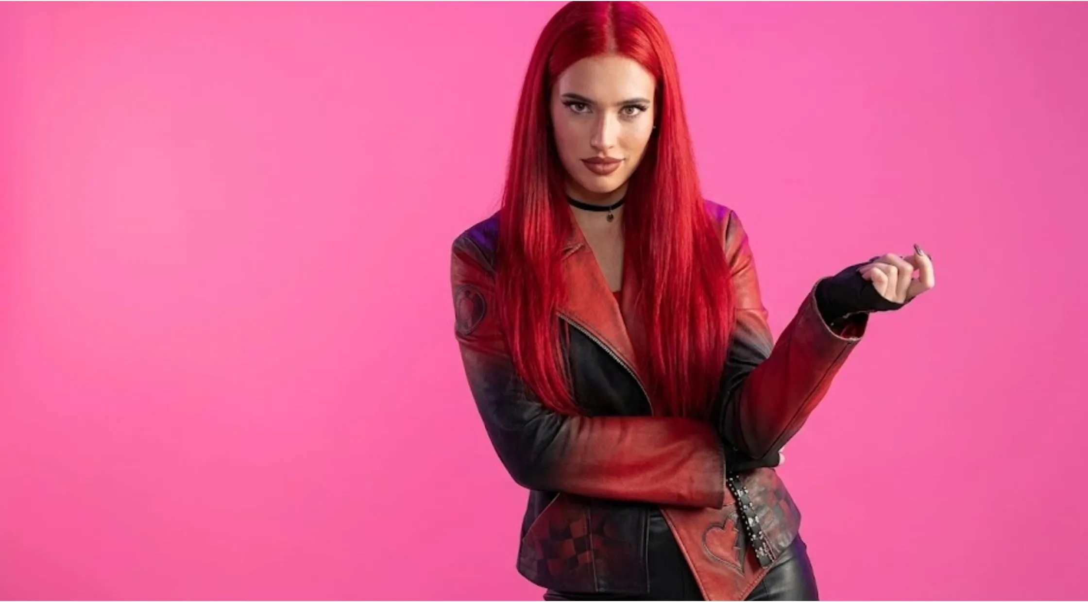 How to Own Princess-Inspired Style with the Descendants Wicked Wonderland Kylie Cantrall Leather Jacket