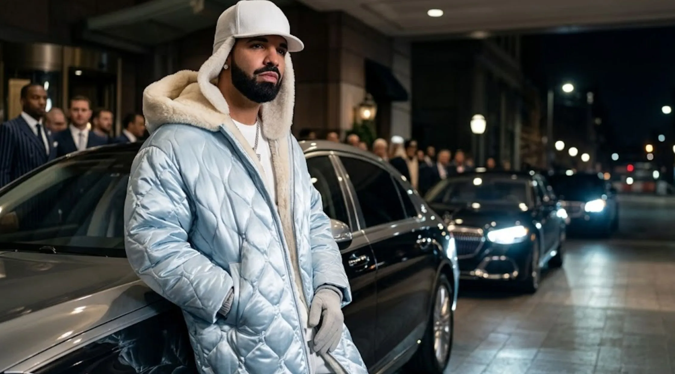 Why Drake’s ICEMAN Blue Puffer Jacket is the Ultimate Winter Streetwear Grail