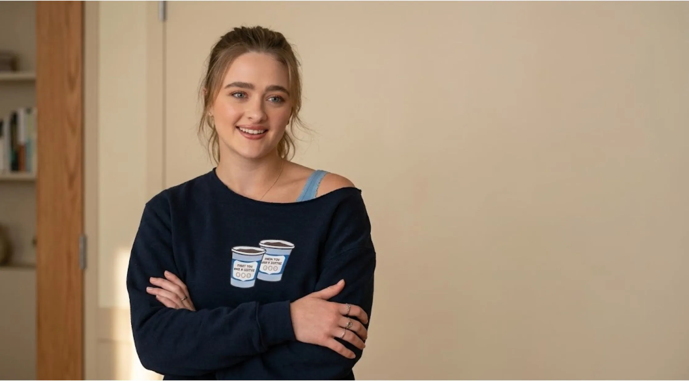 Looking for a Cozy Celebrity-Inspired Look Style the Ransom Canyon S02 Lizzy Greene Coffee Sweatshirt