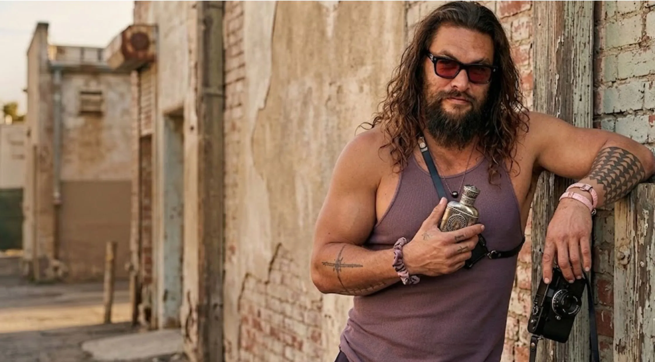 Looking for a Bold Celebrity-Inspired Summer Look Try Jason Momoa’s Purple Tank Top