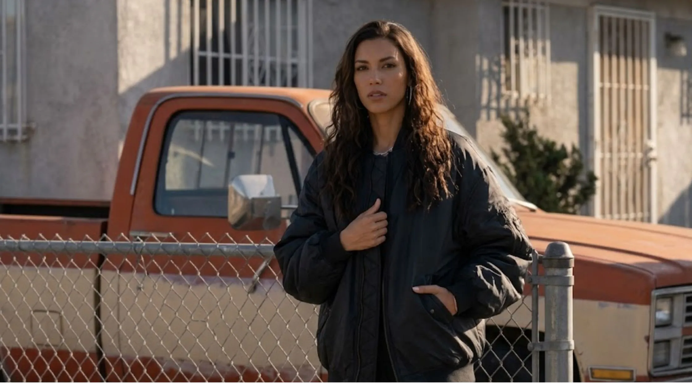 Looking for a Bold Oversized Look Style the Nemesis S01 Stephanie Sigman Leather Bomber Jacket
