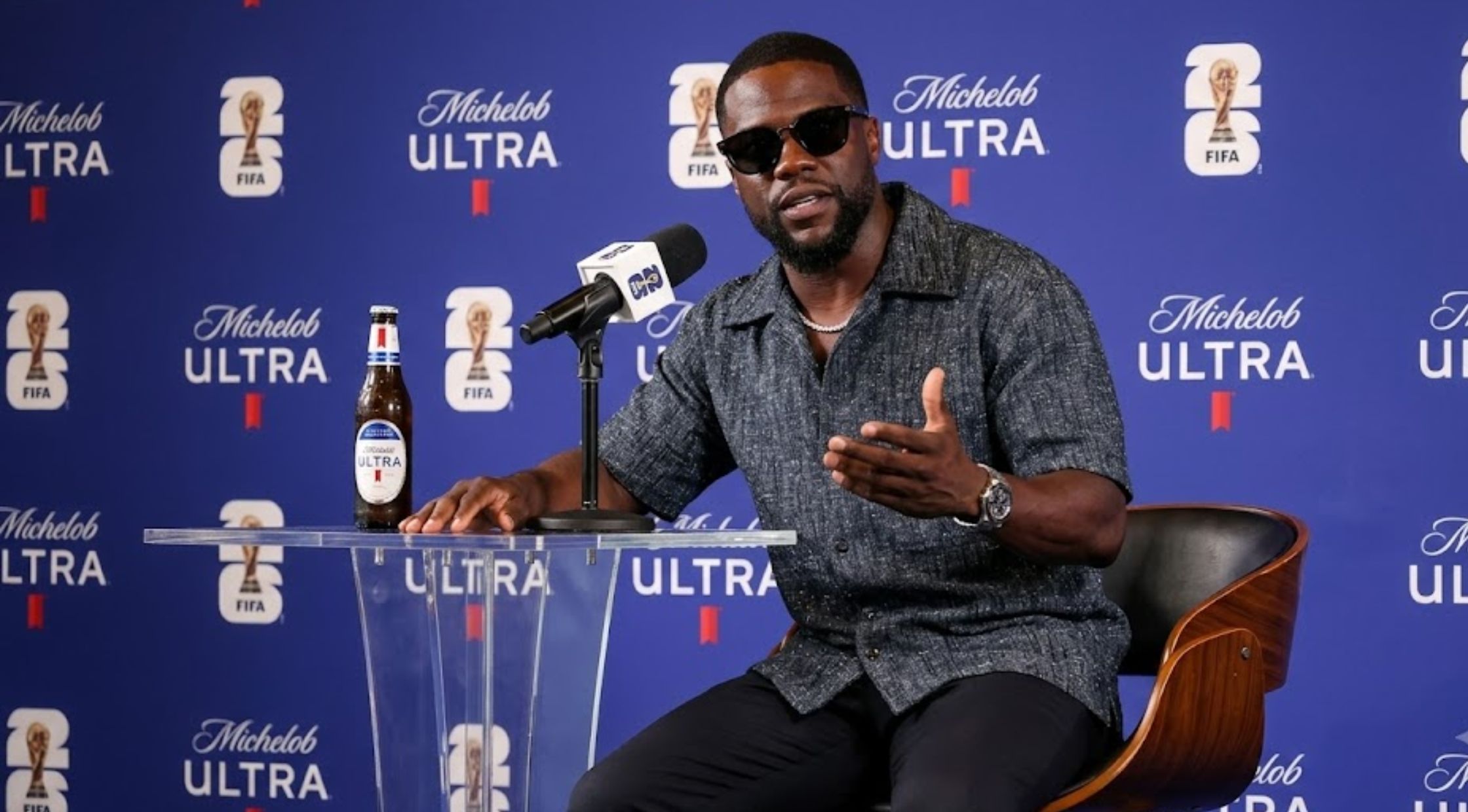 Why Kevin Hart’s FIFA World Cup Party Shirt is the Ultimate Elevated-Casual Grail