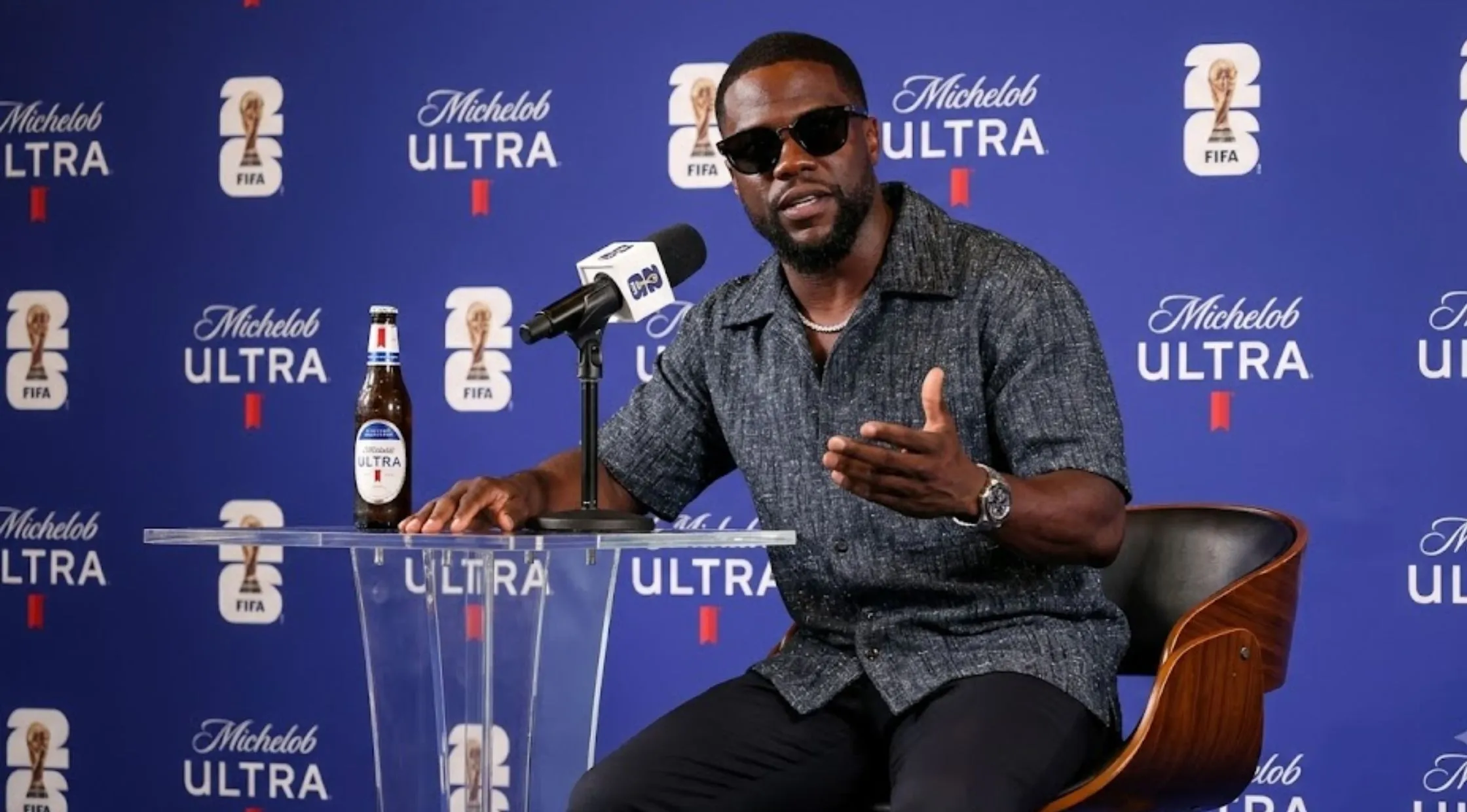 Why Kevin Hart’s FIFA World Cup Party Shirt is the Ultimate Elevated-Casual Grail