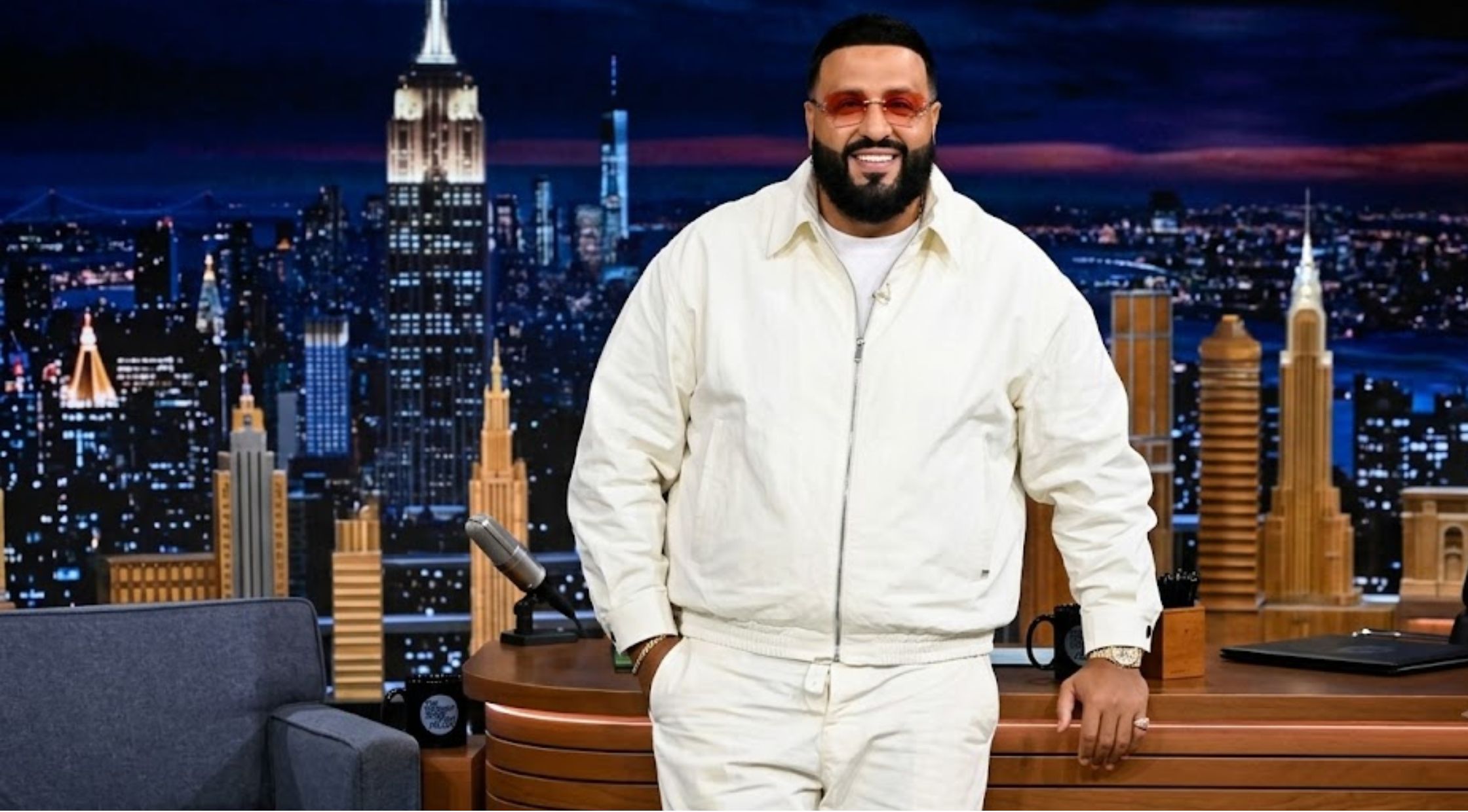 Why Is the DJ Khaled The Tonight Show Starring Jimmy Fallon S13 White Jacket a Must-Have Statement Piece