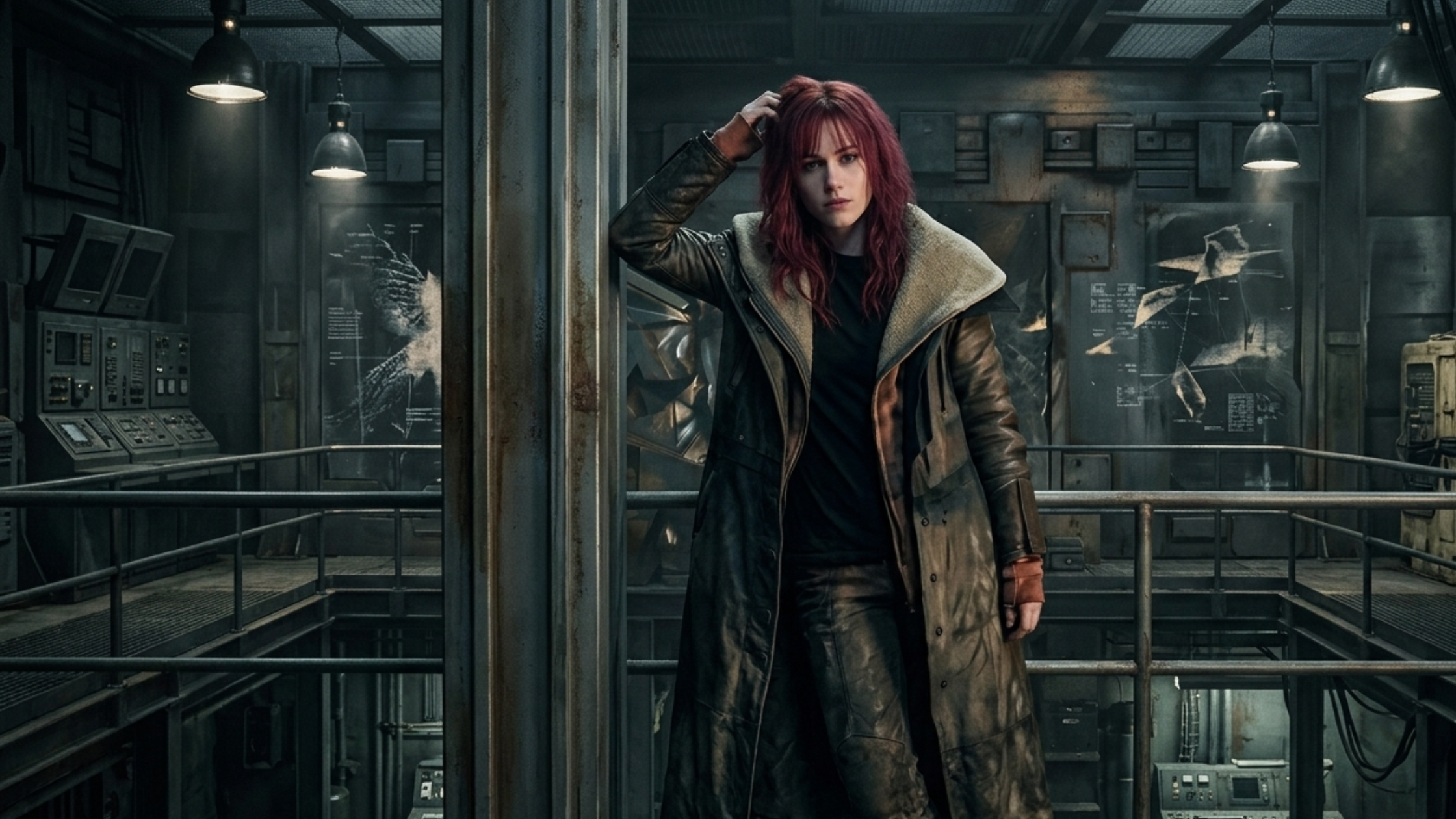 Spider-Man Jean Grey Leather Long Coat