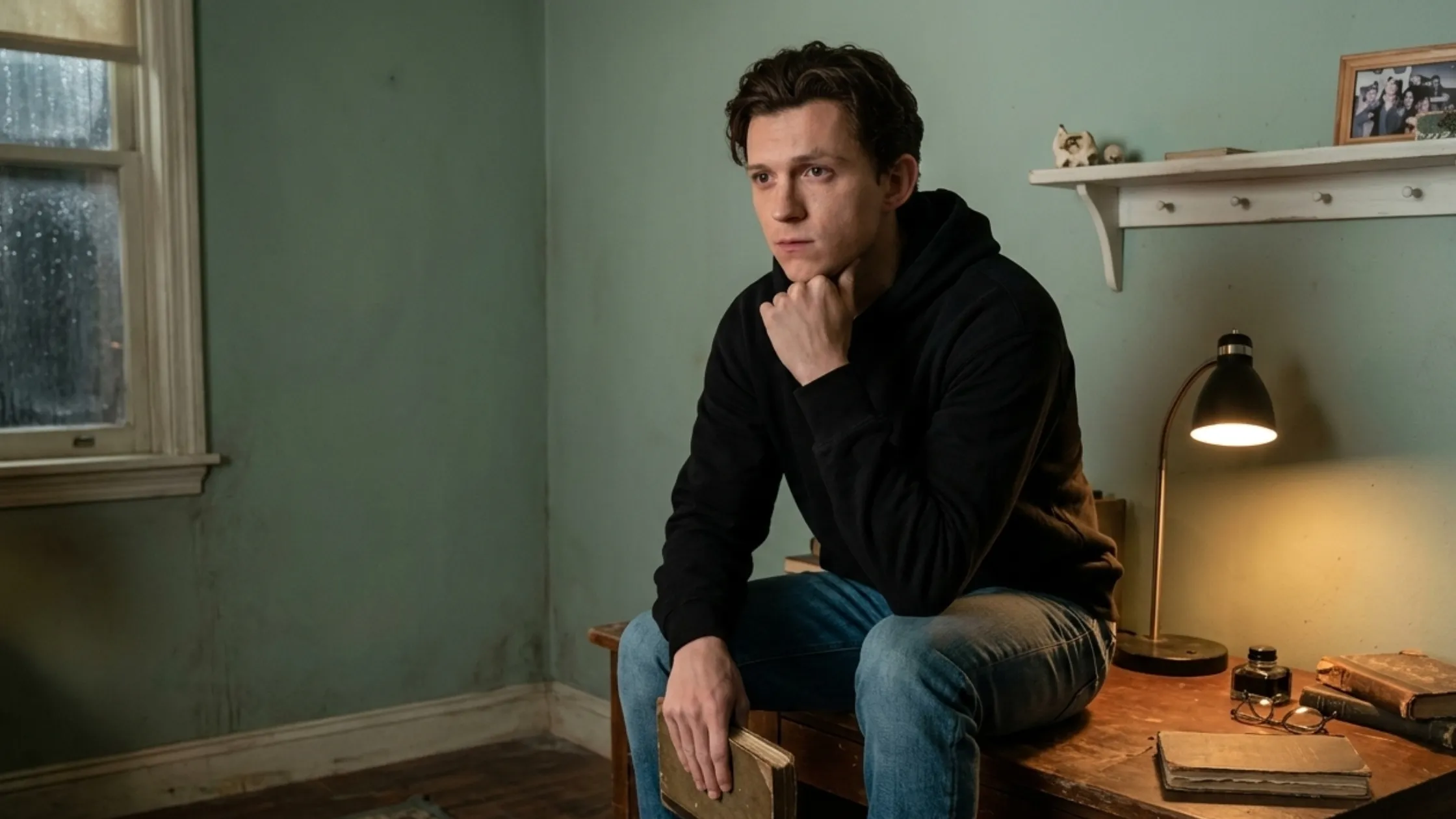 Spider-Man: Brand New Day Tom Holland Black Pullover Hoodie inspired by Peter Parker casual style