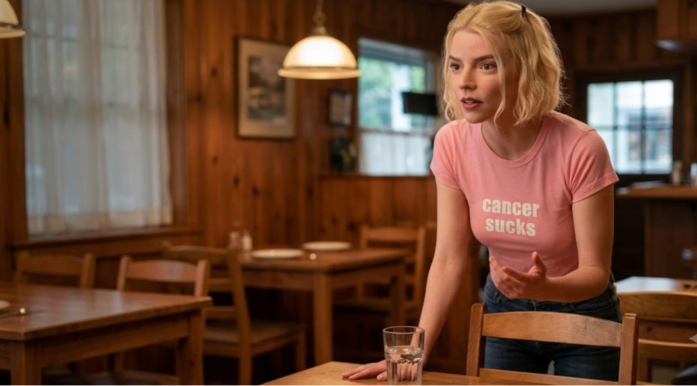 How to Style Lucky S01 Anya Taylor-Joy Pink Top for a Trendy Casual Look
