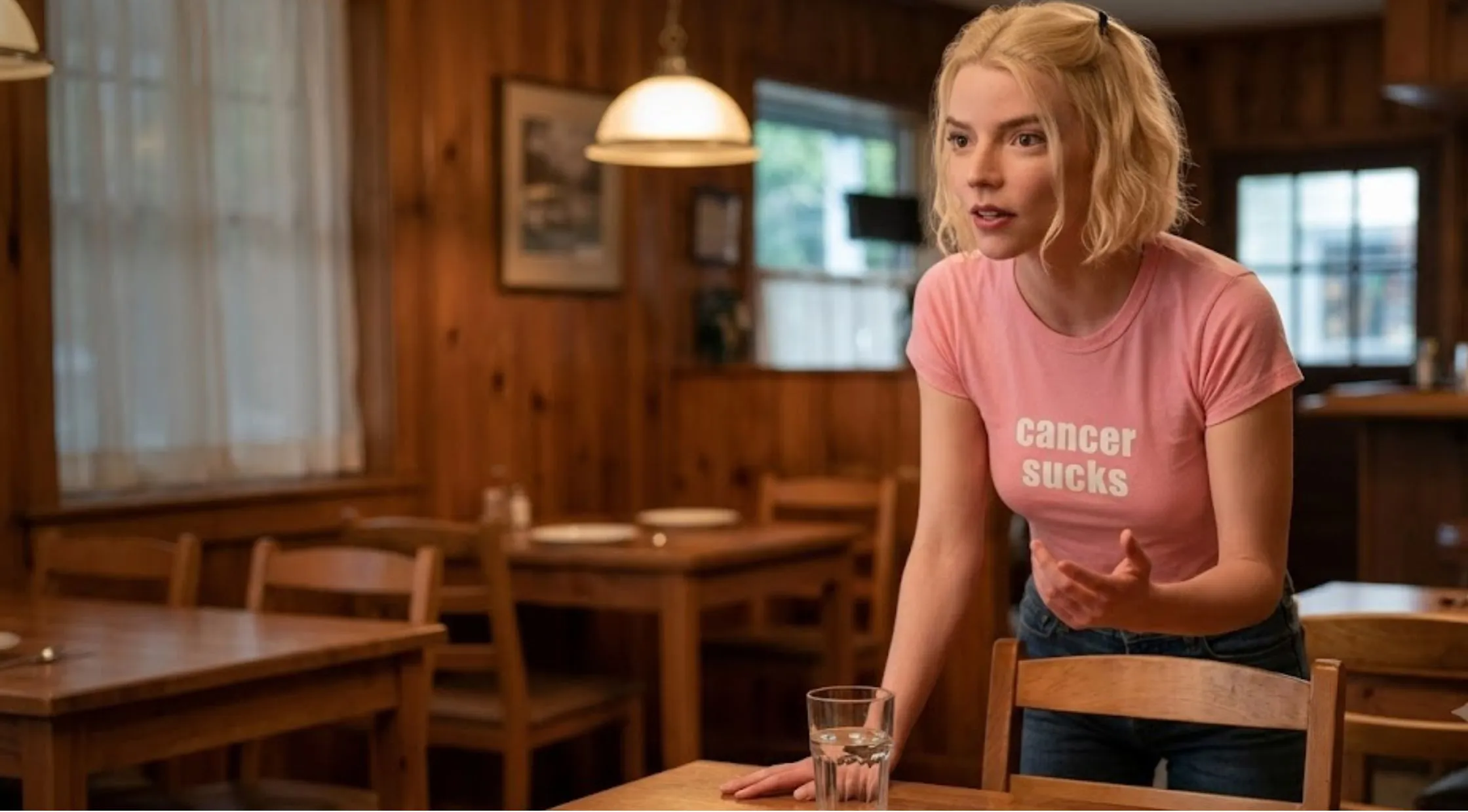 How to Style Lucky S01 Anya Taylor-Joy Pink Top for a Trendy Casual Look