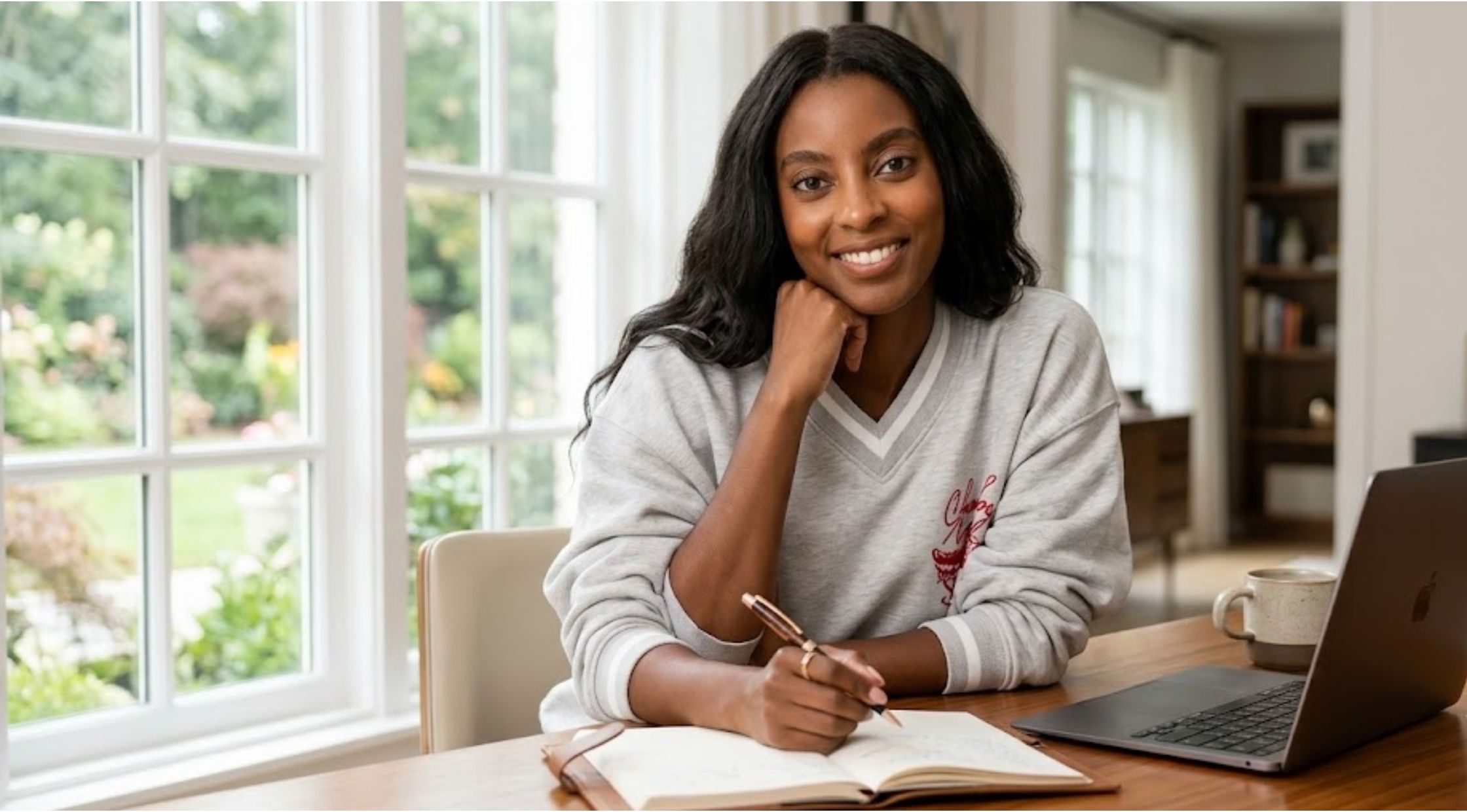 How to Style the Summer House Ciara Miller V-Neck Sweatshirt for an Effortlessly Chic Look