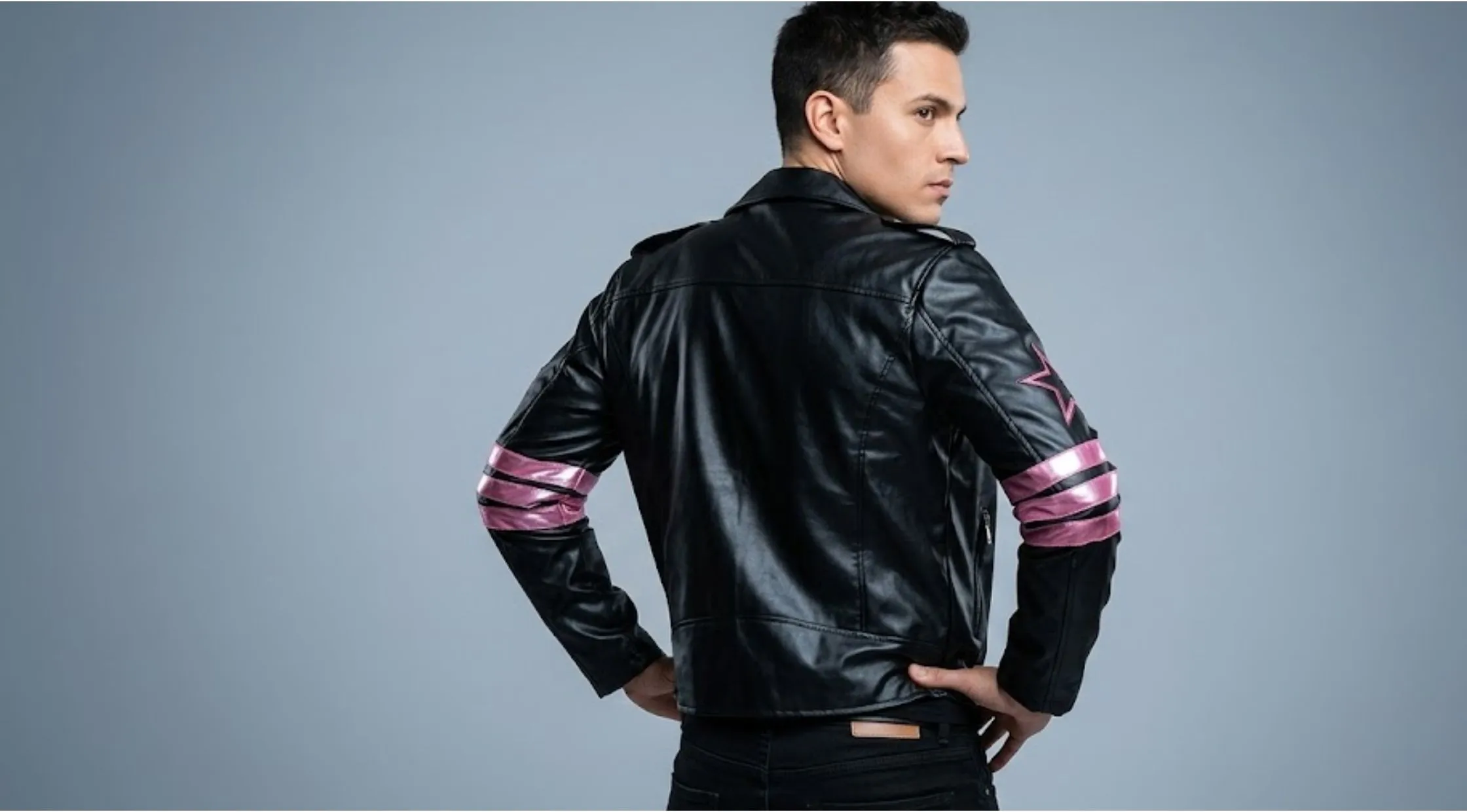 How to Own a Legendary Wrestling Look with the Hitman Bret Hart Wrestler Black Biker Leather Jacket