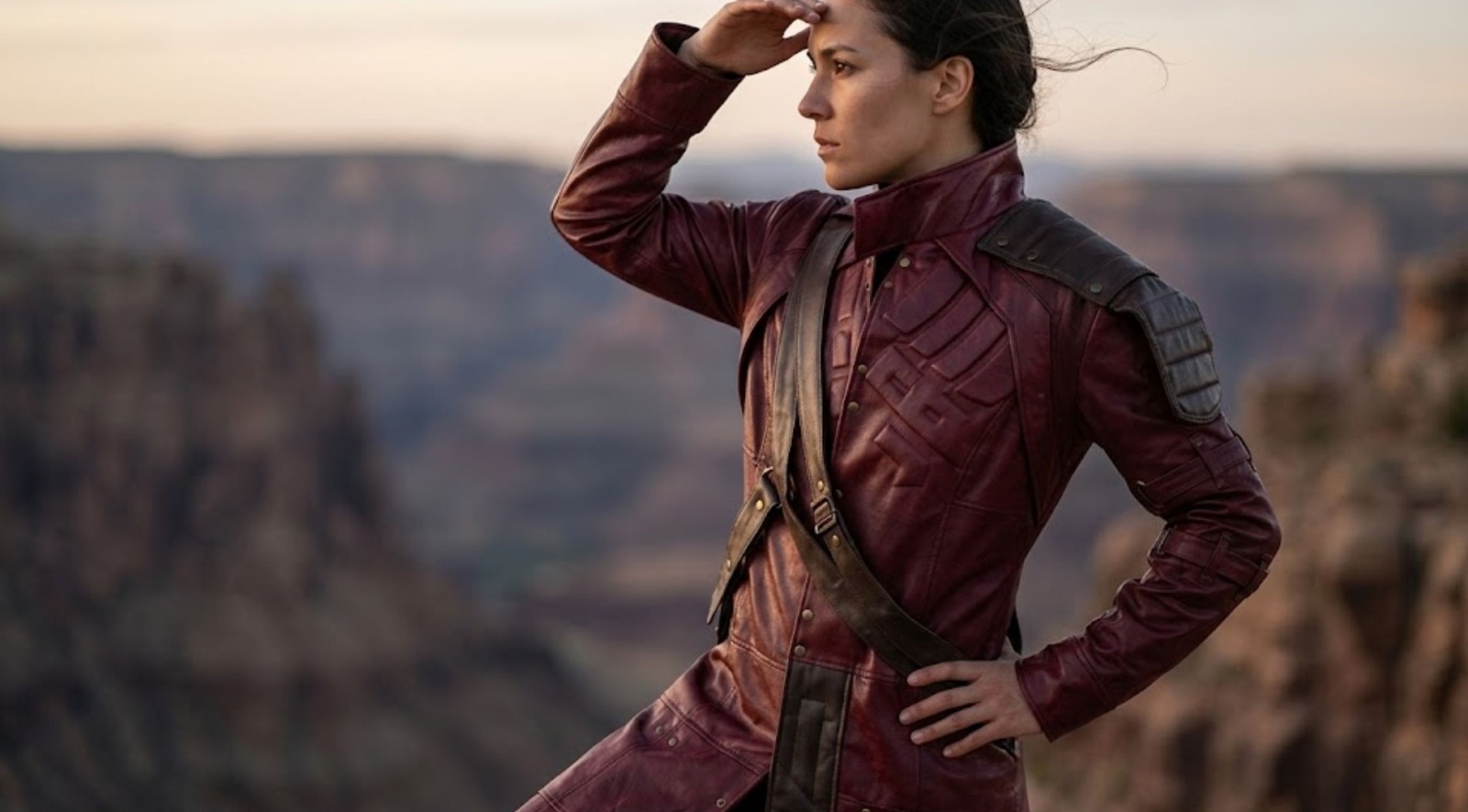 Guardians of the Galaxy 2 Quill Star Lord Maroon Burgundy Trench Coat