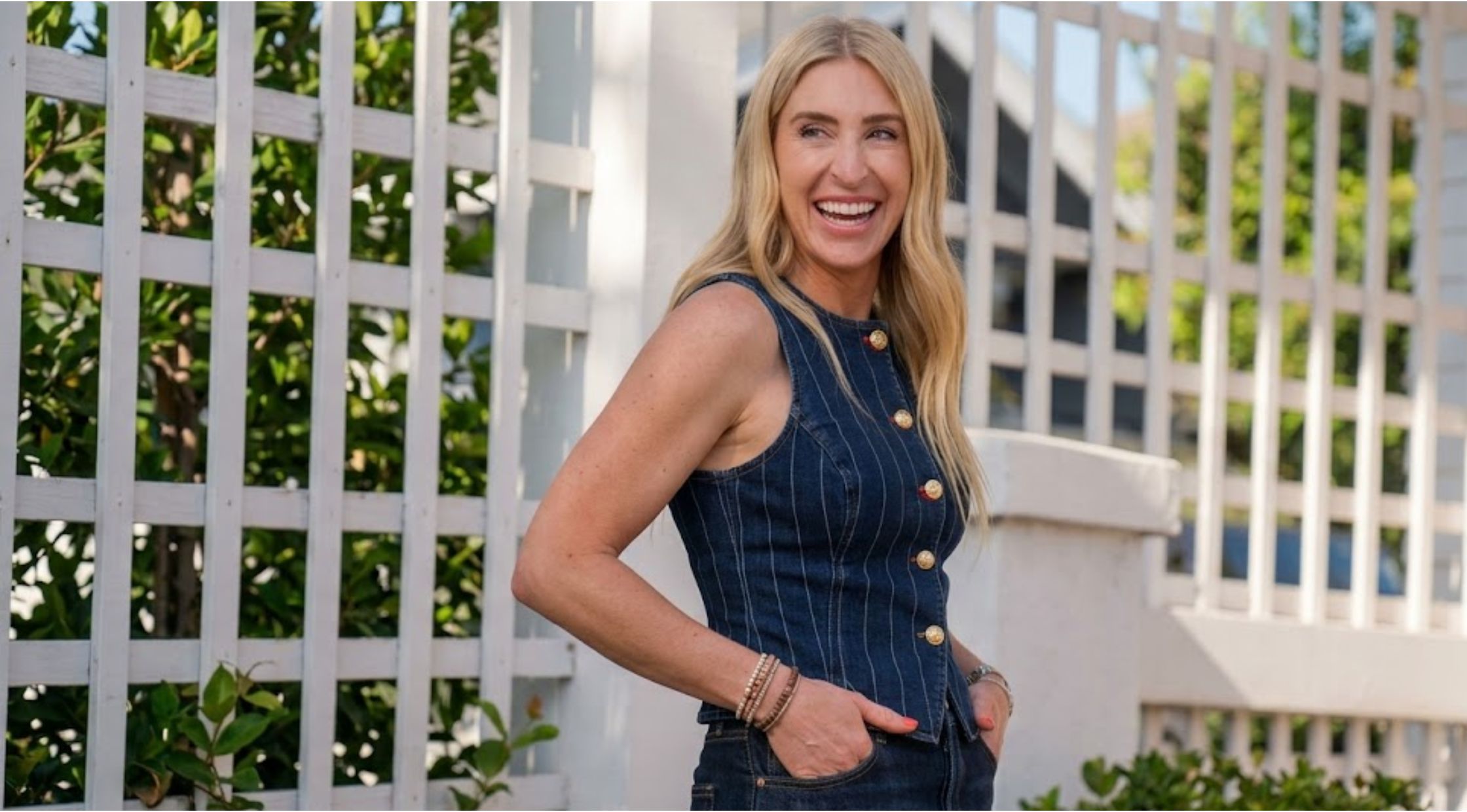 Why Jasmine Roth’s Roast My Rental Dark Indigo Denim Vest is a Workwear-Chic Essential