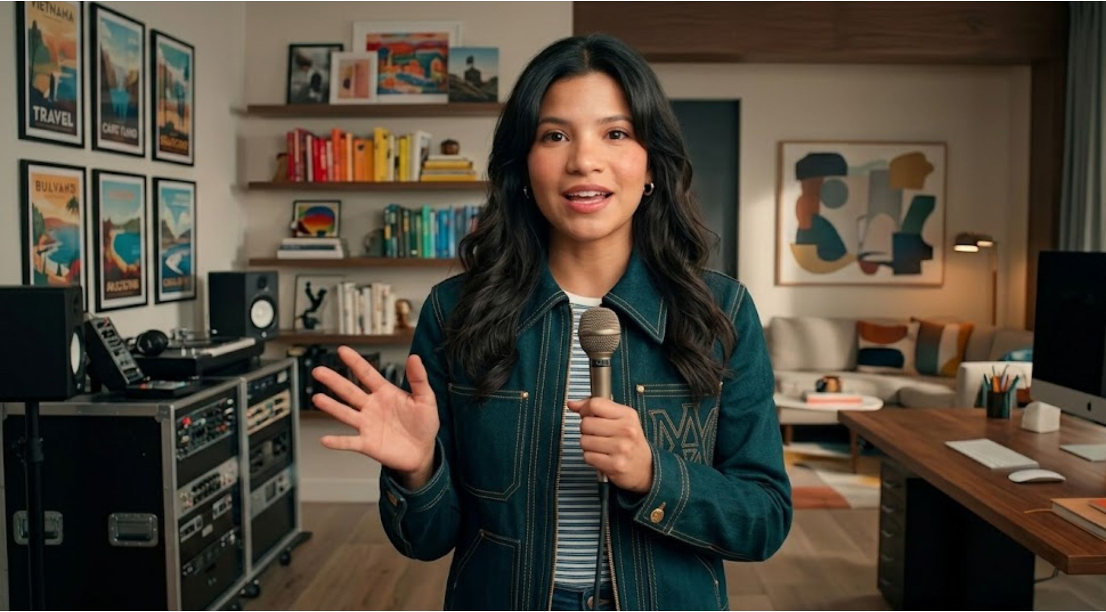 Why Nikki Rodriguez’s Cropped Zip Denim Jacket on My Life With The Walter Boys is a Y2K Streetwear Grail