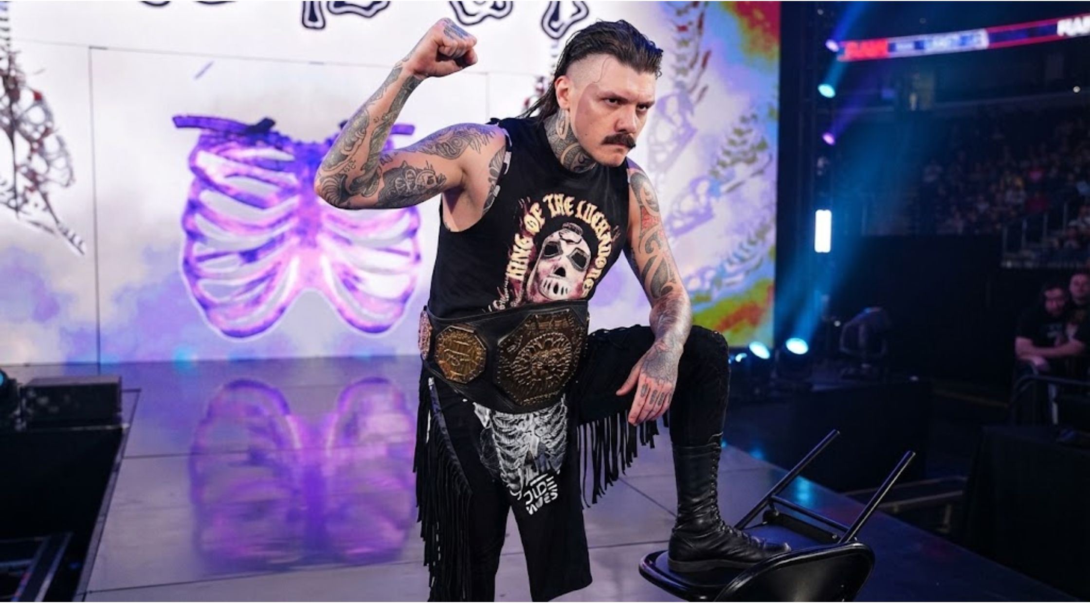 Why Dominik Mysterio’s King of the Luchadores Tank Top on Monday Night RAW is a Modern Heel Style Grail